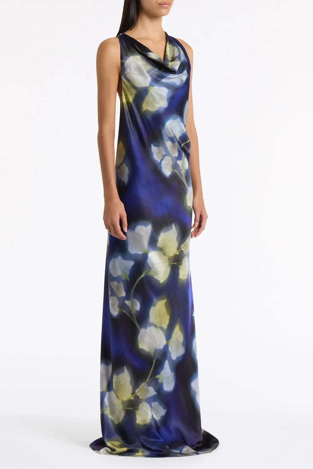CALLA LILY SILK VISCOSE COWL FRONT GOWN sold by Carla Zampatti product image thumbnail 2