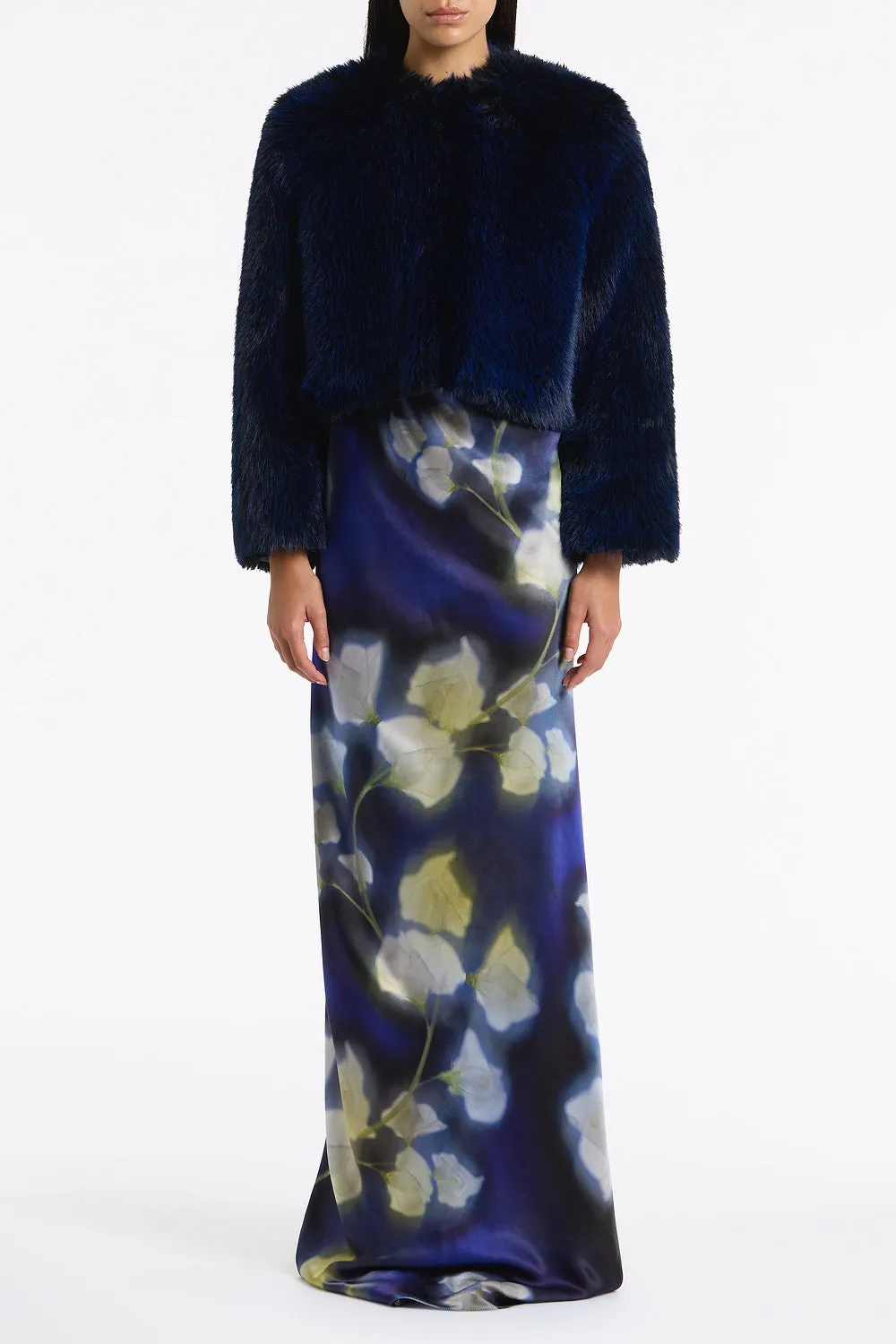 CALLA LILY SILK VISCOSE COWL FRONT GOWN sold by Carla Zampatti product image thumbnail 5