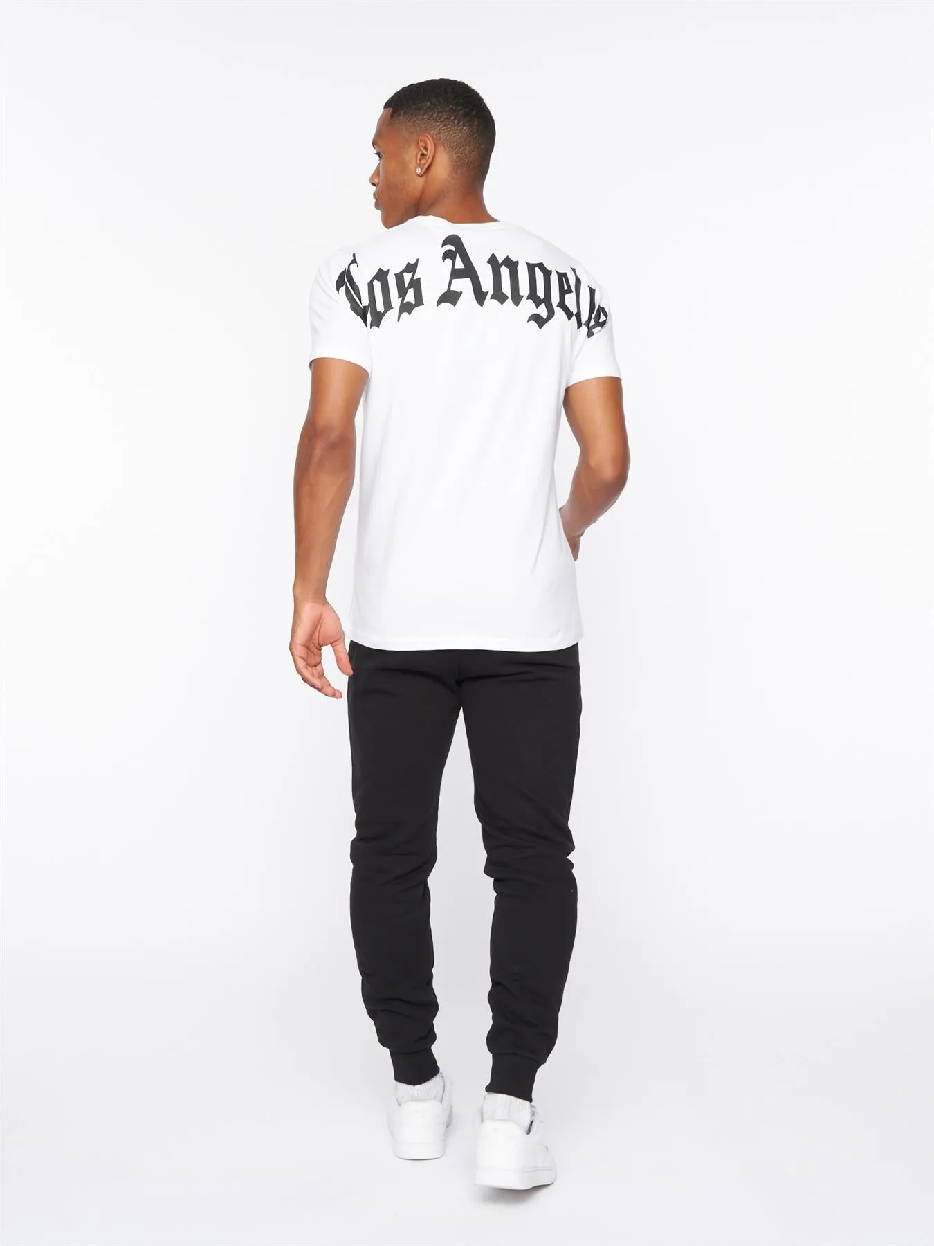 Los Angeles T-Shirt Optic White / Jet Black sold by Kings Will Dream product image thumbnail 4