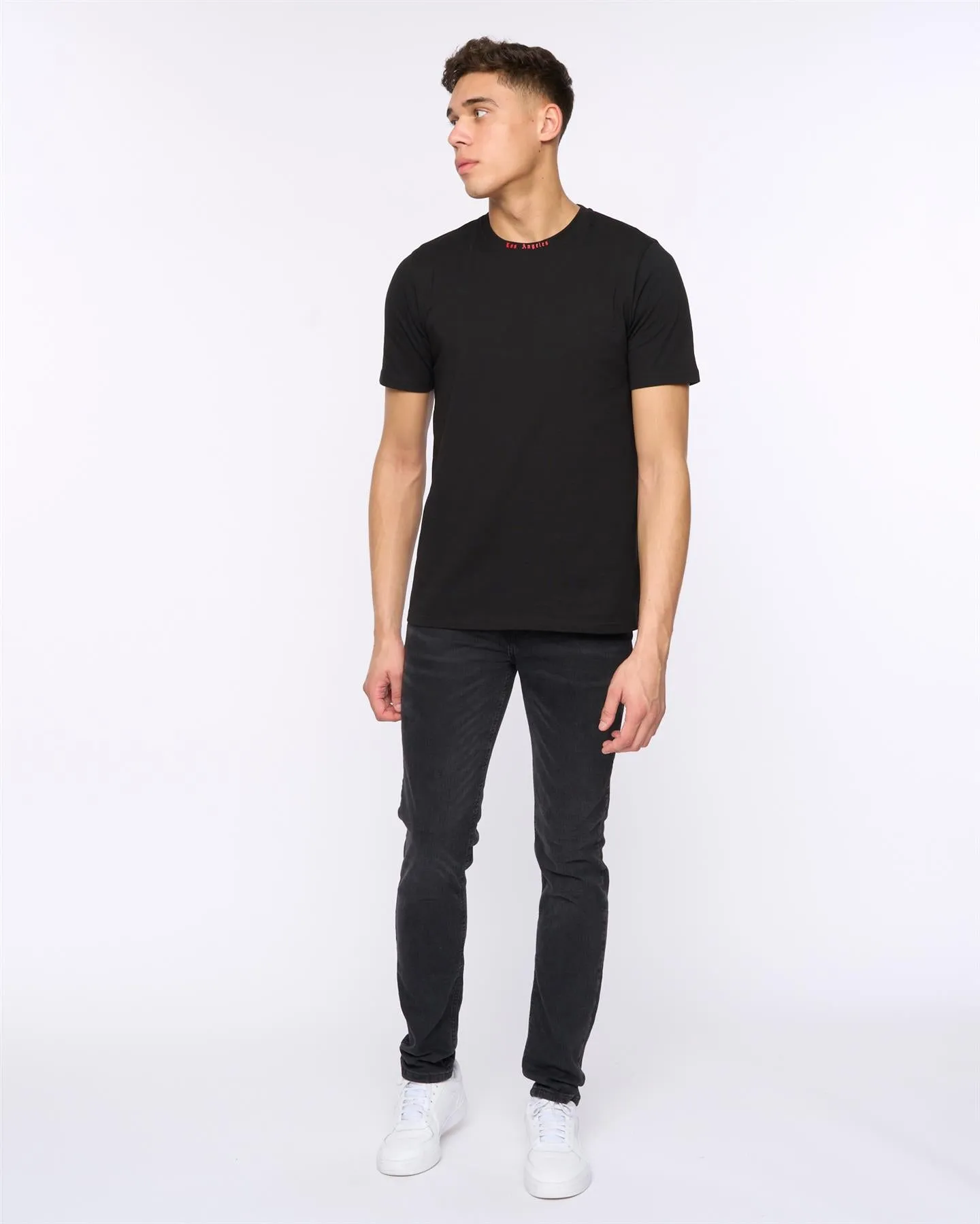 Los Angeles T-Shirt Black / Red sold by Kings Will Dream product image thumbnail 2