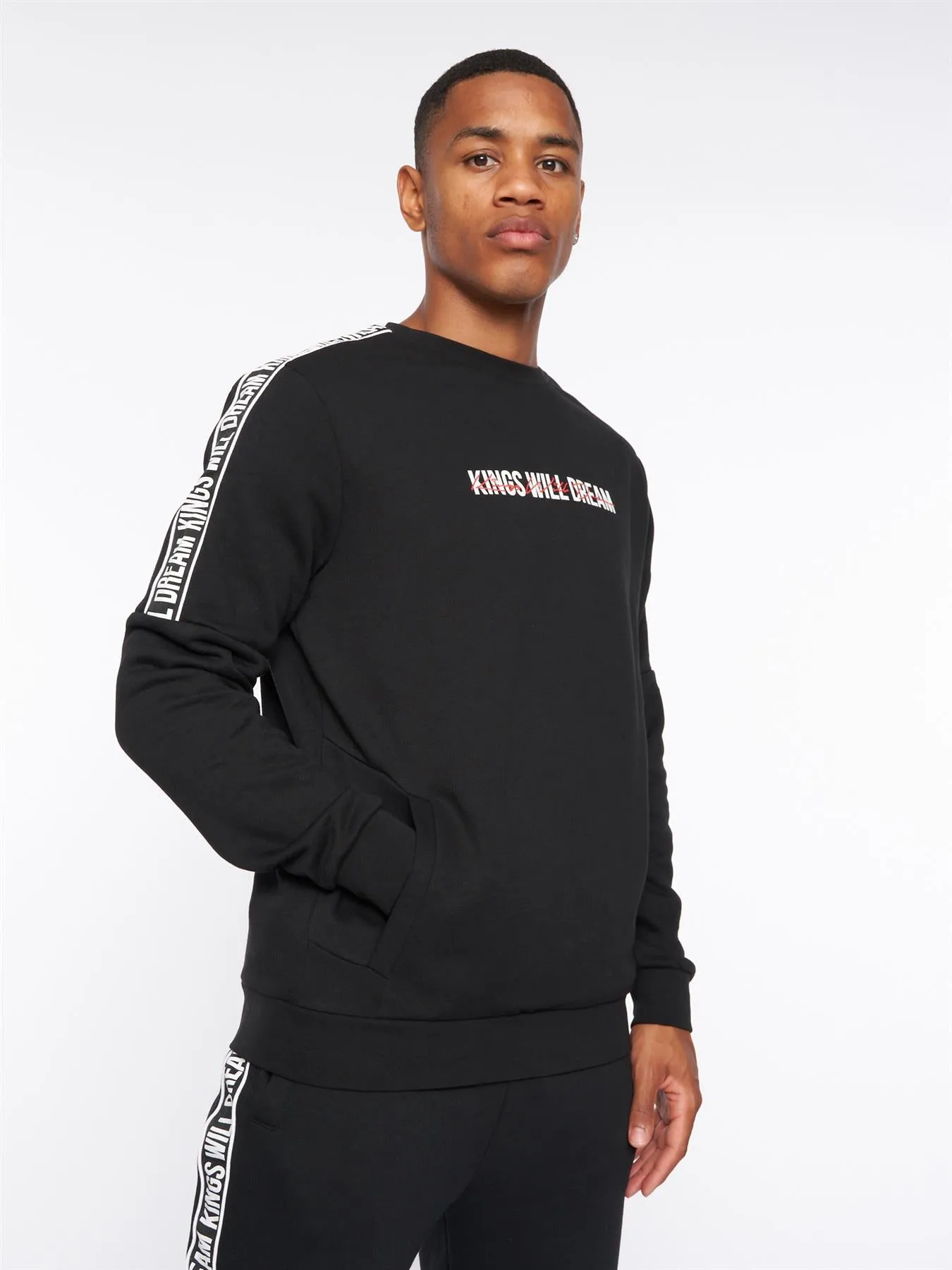 Bexley Tracksuit Sweat Black sold by Kings Will Dream product image thumbnail 3