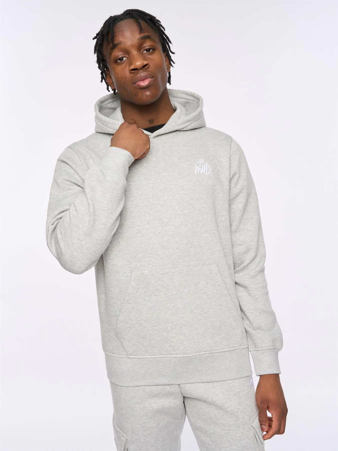 Crosby 2.0 Hoodie Grey Marl sold by Kings Will Dream product image thumbnail 2
