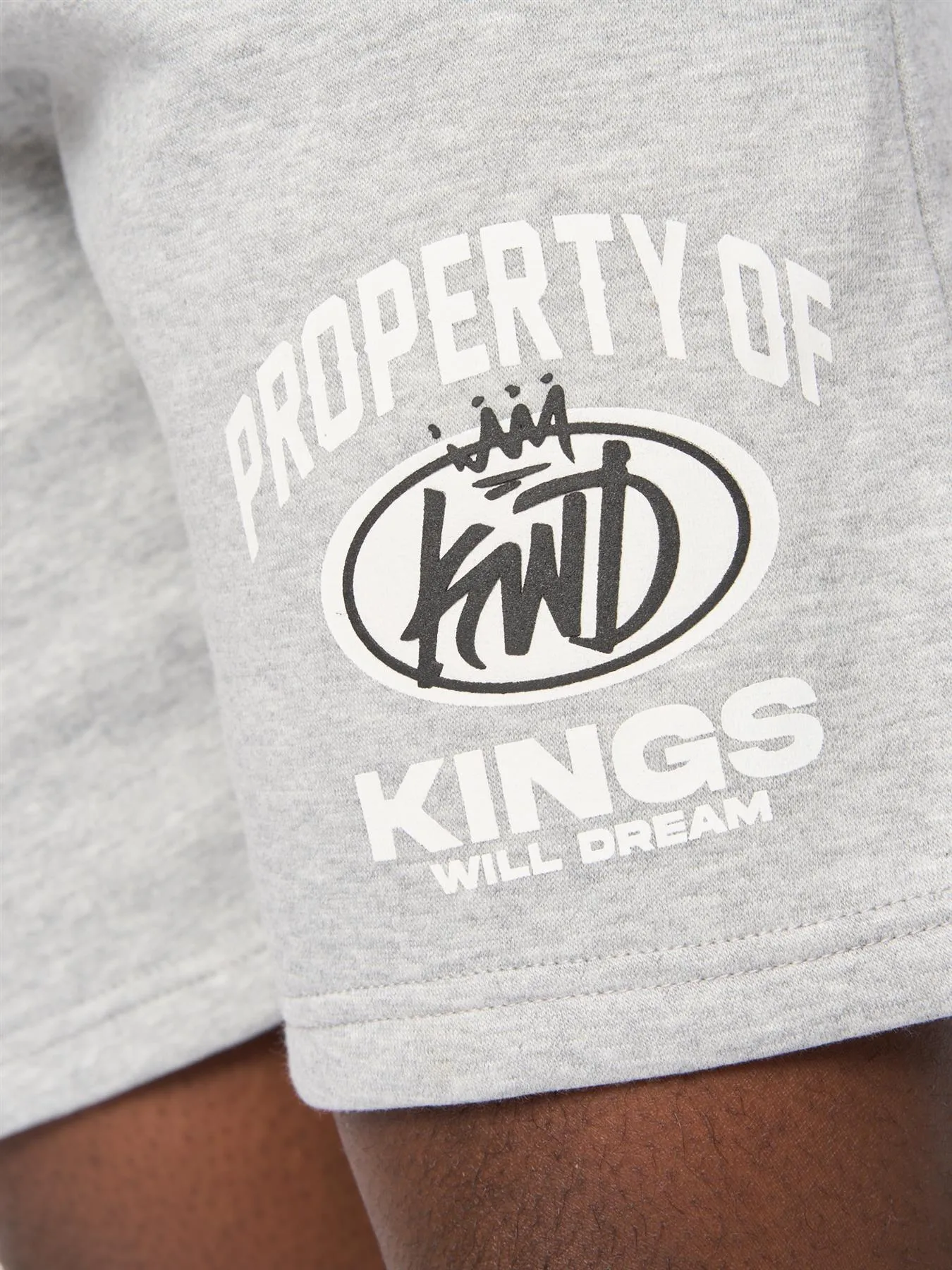 Prop Jog Shorts Grey Marl sold by Kings Will Dream product image thumbnail 5