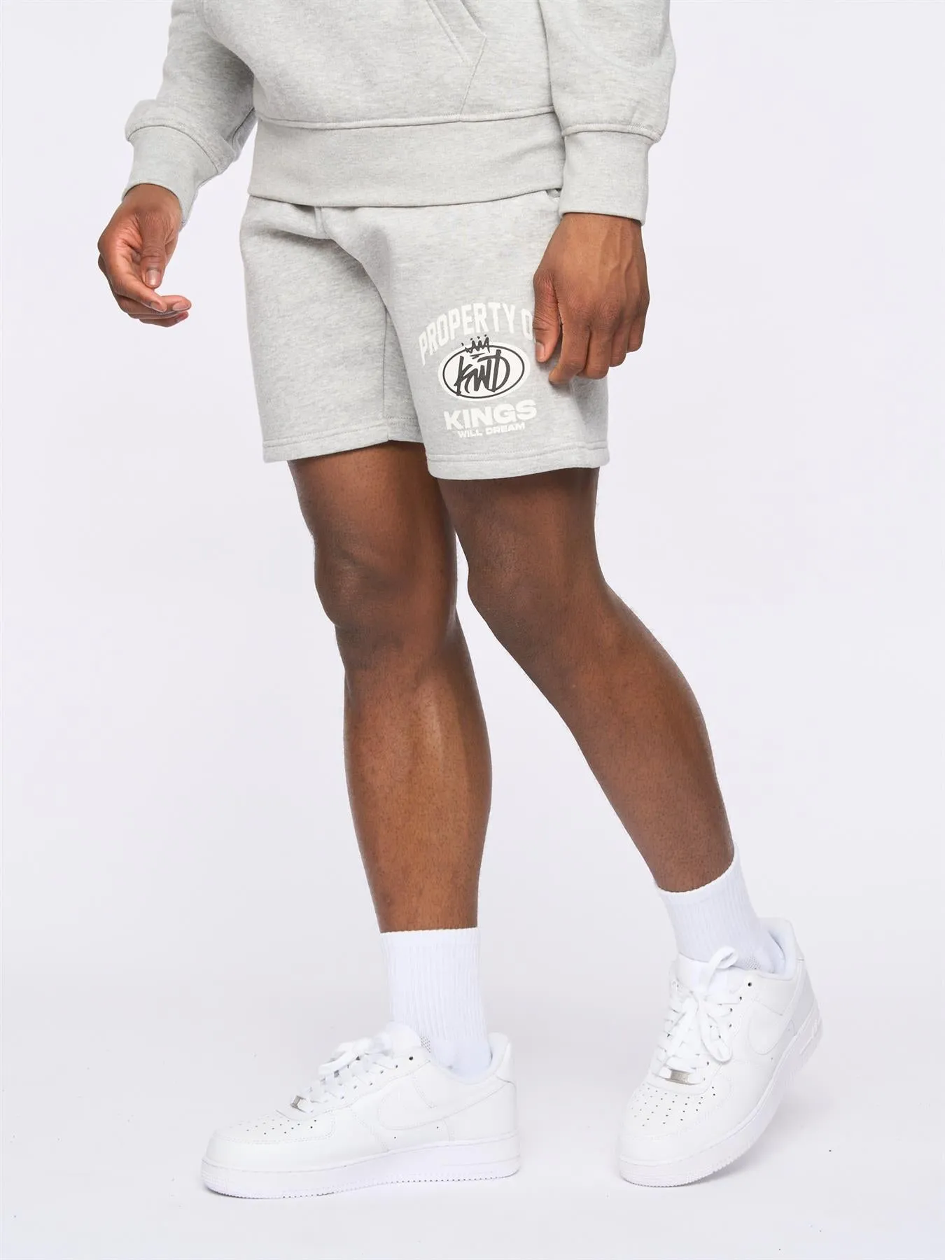Prop Jog Shorts Grey Marl sold by Kings Will Dream product image thumbnail 2