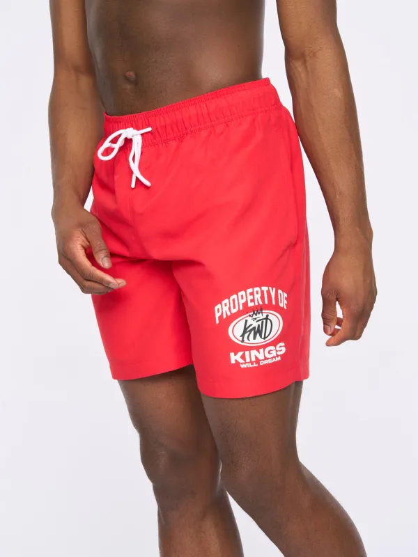 Prop Swim Shorts Red sold by Kings Will Dream