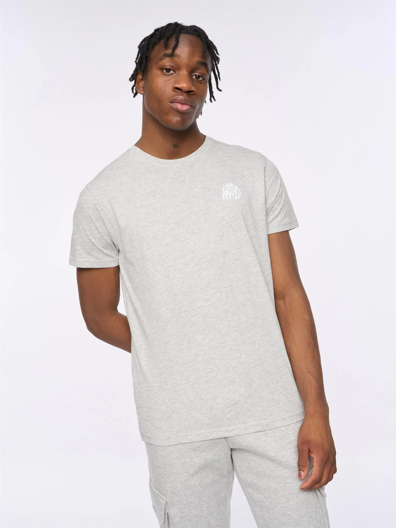 Crosby 2.0 T-Shirt Grey Marl sold by Kings Will Dream product image thumbnail 2