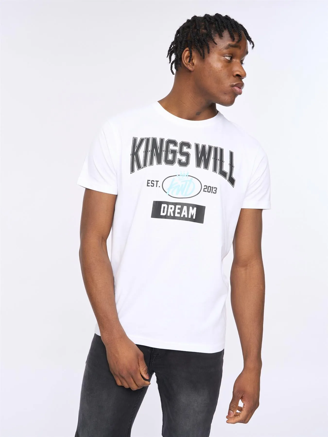 Knockout T-Shirt White sold by Kings Will Dream product image thumbnail 2
