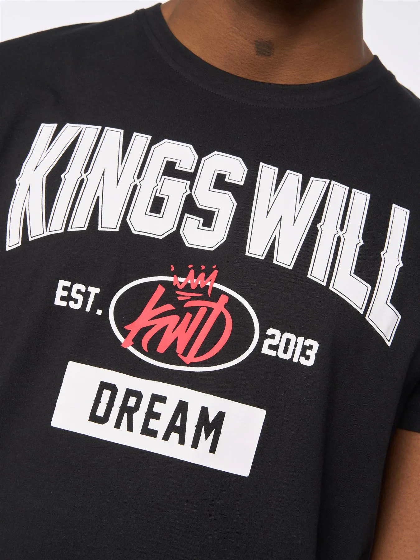 Knockout T-Shirt Black sold by Kings Will Dream product image thumbnail 5