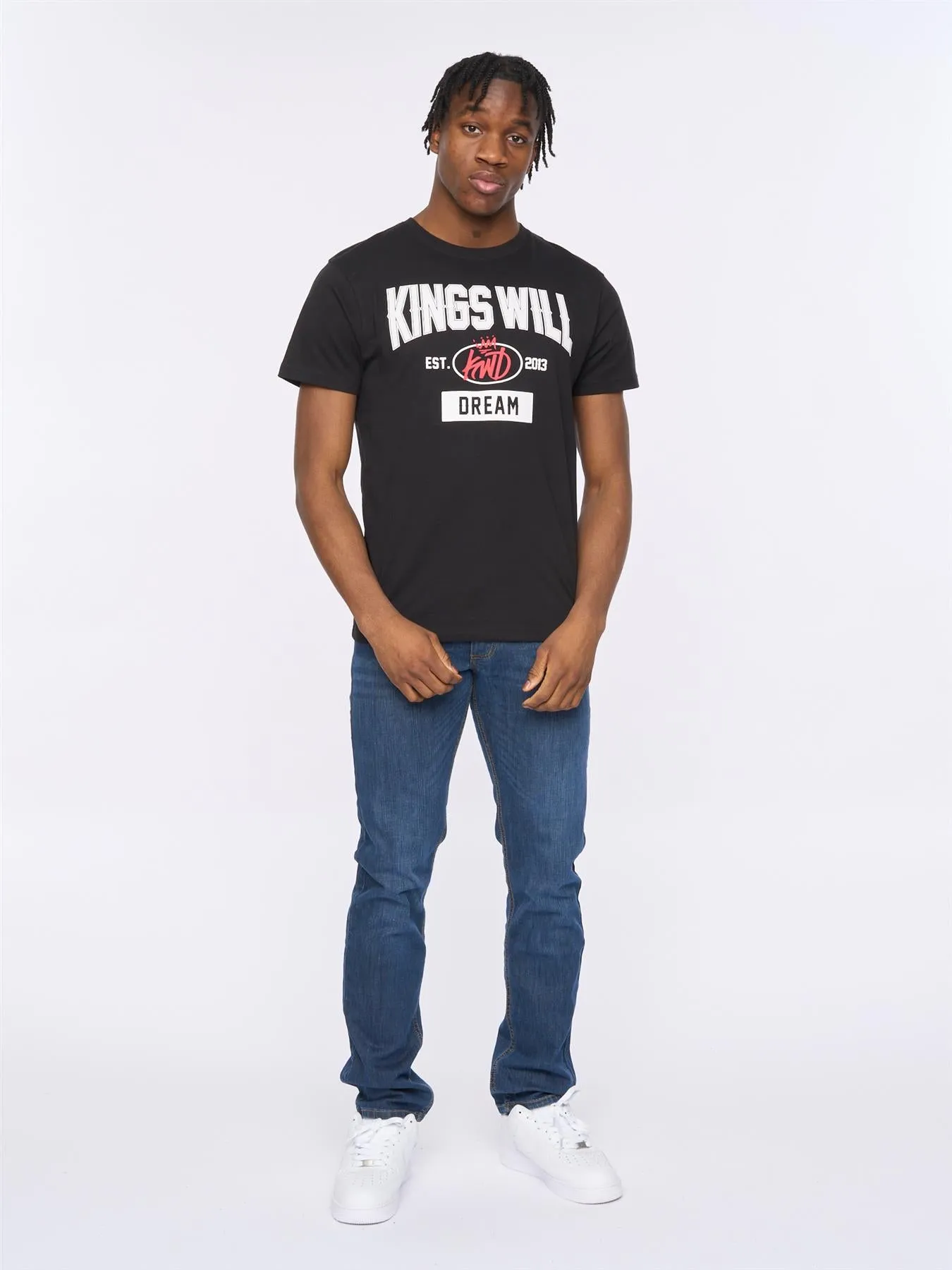 Knockout T-Shirt Black sold by Kings Will Dream product image thumbnail 3