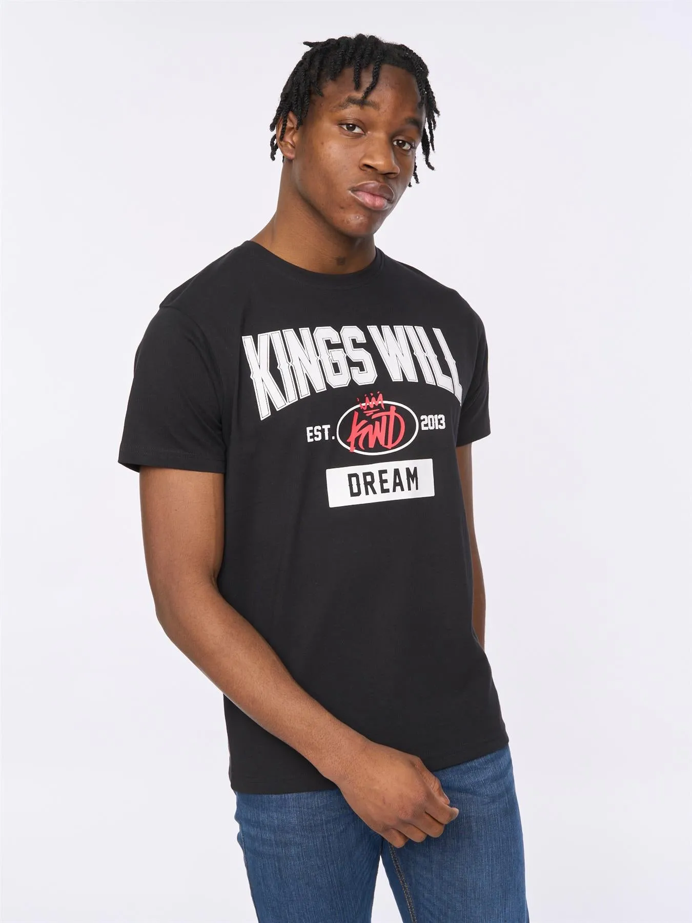 Knockout T-Shirt Black sold by Kings Will Dream product image thumbnail 2