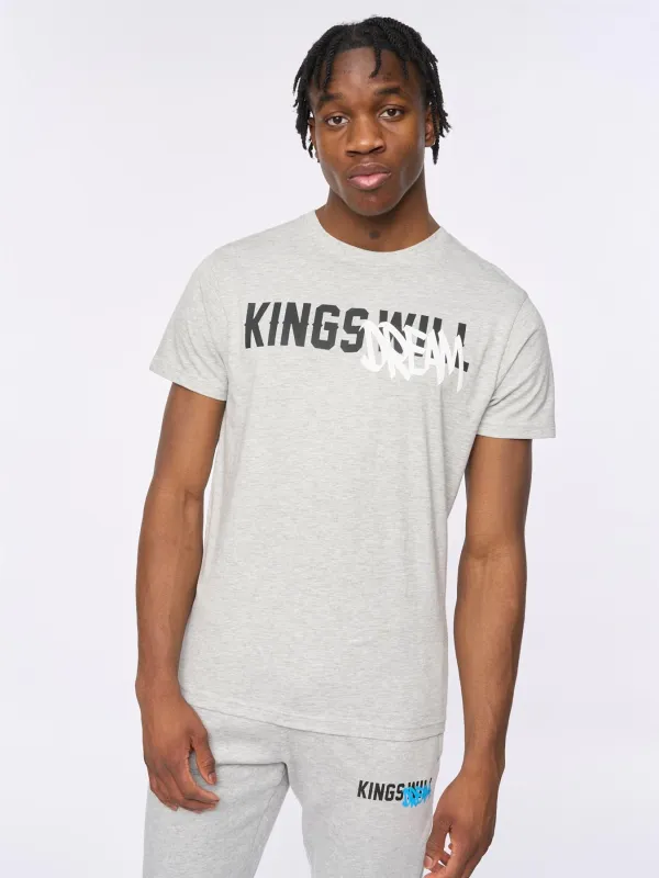 Tagged T-Shirt Grey Marl sold by Kings Will Dream