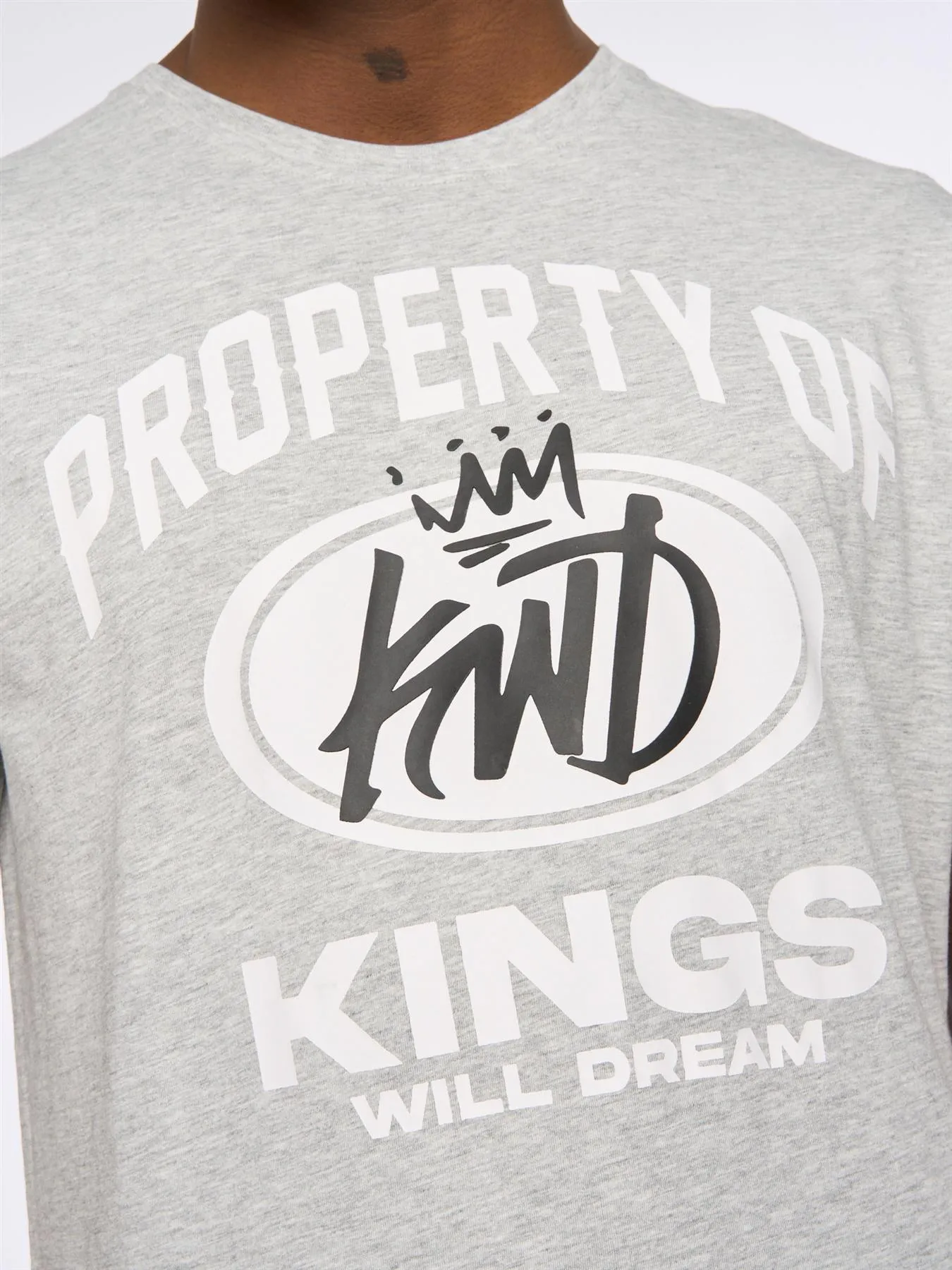 Prop T-Shirt Grey Marl sold by Kings Will Dream product image thumbnail 5