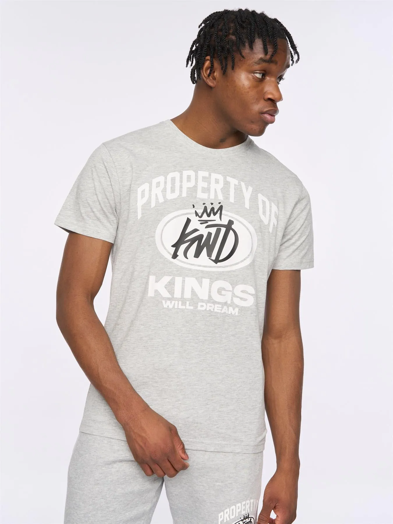 Prop T-Shirt Grey Marl sold by Kings Will Dream product image thumbnail 2