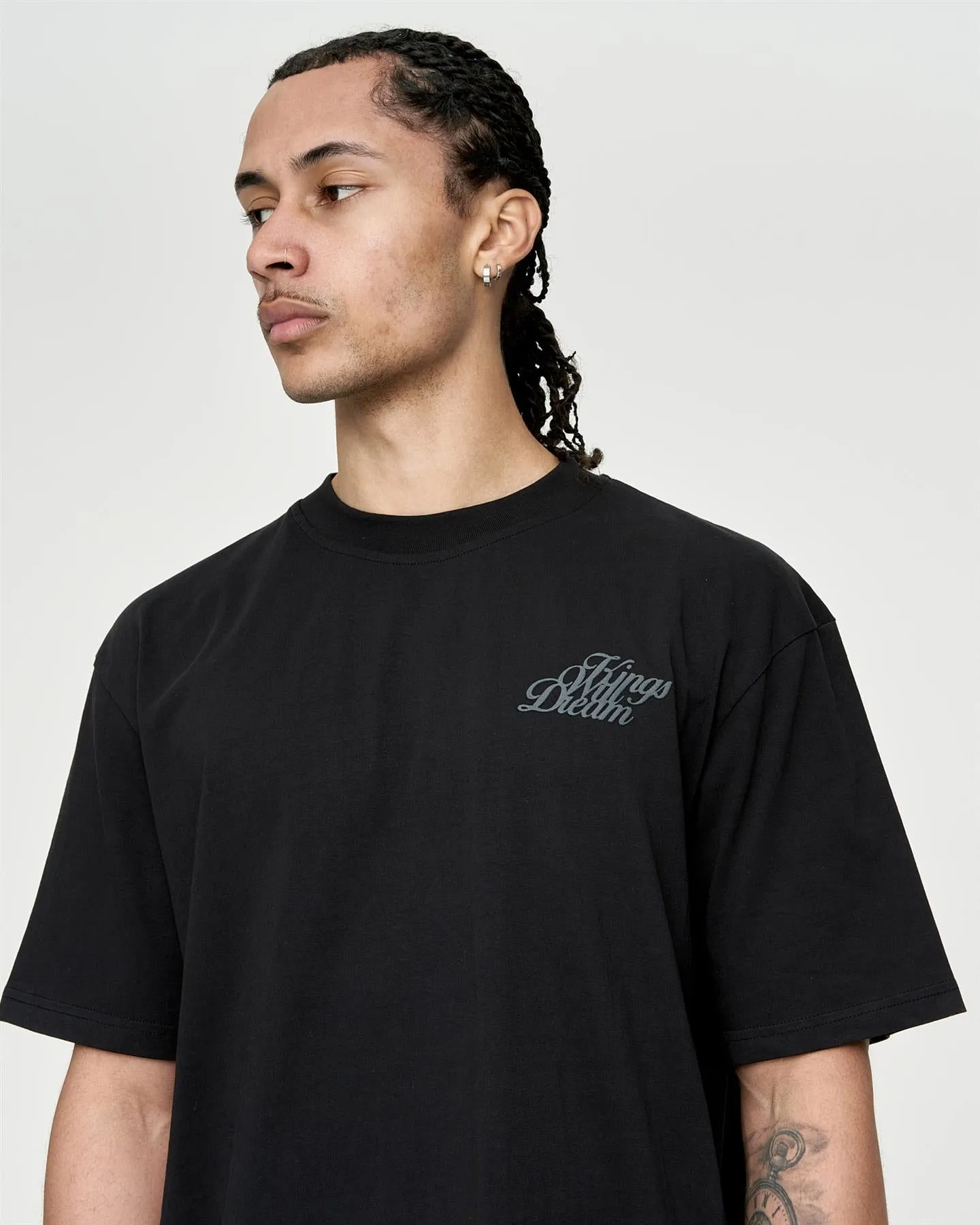 Studio Scripted T-Shirt Black sold by Kings Will Dream product image thumbnail 2