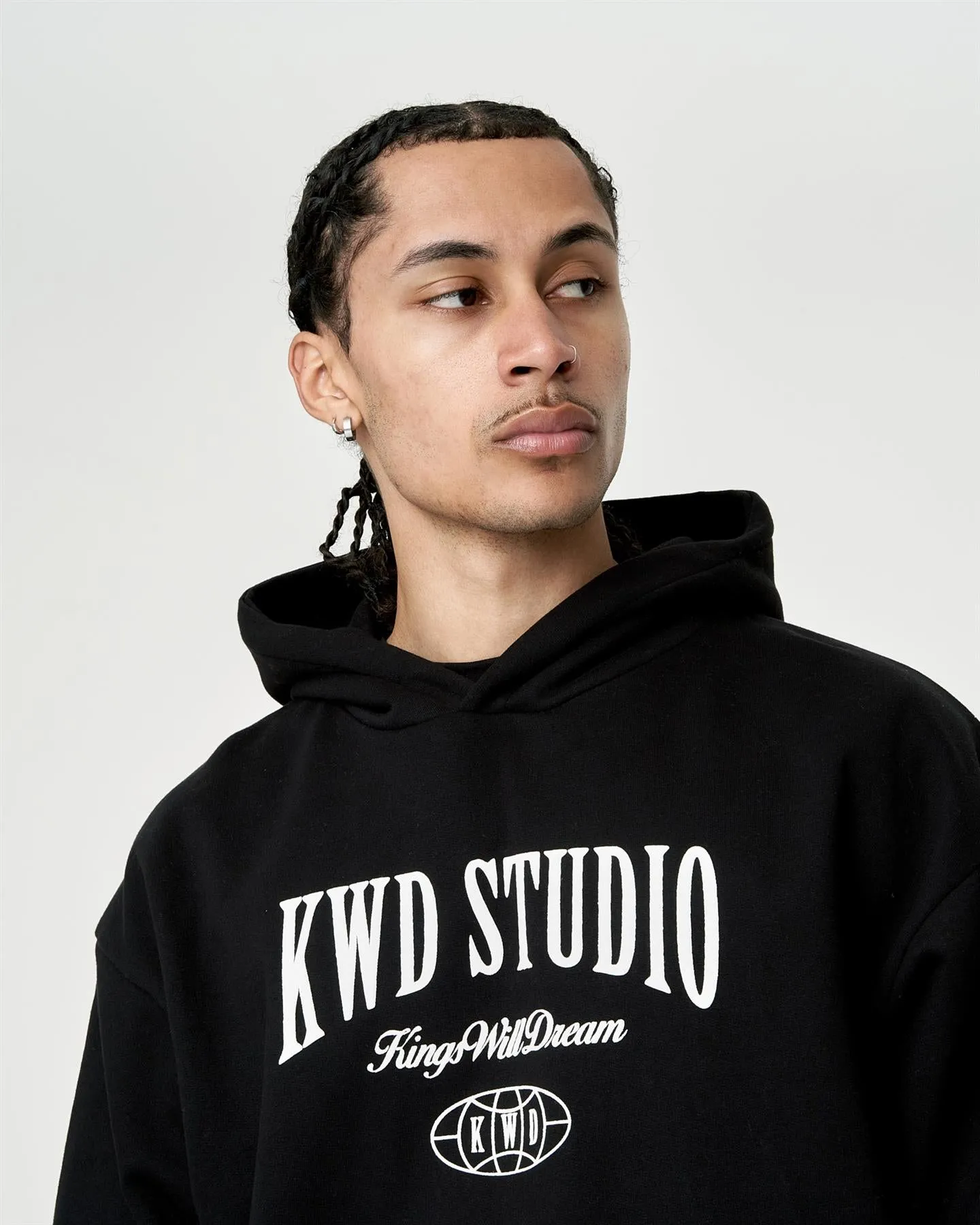 Studio Studios Hoodie Black sold by Kings Will Dream product image thumbnail 2
