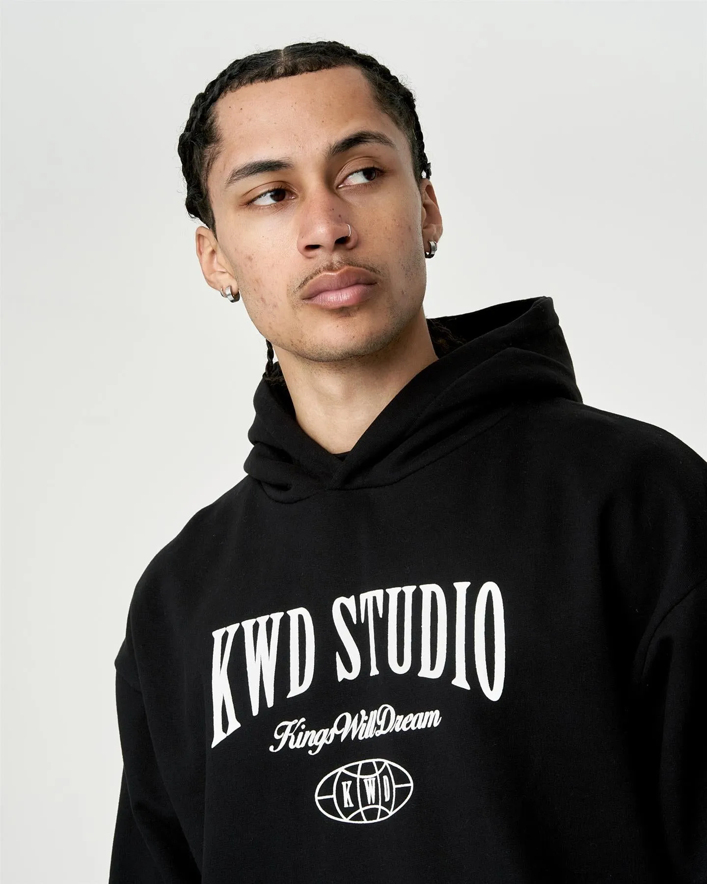 Studio Studios Hoodie Black sold by Kings Will Dream product image thumbnail 3