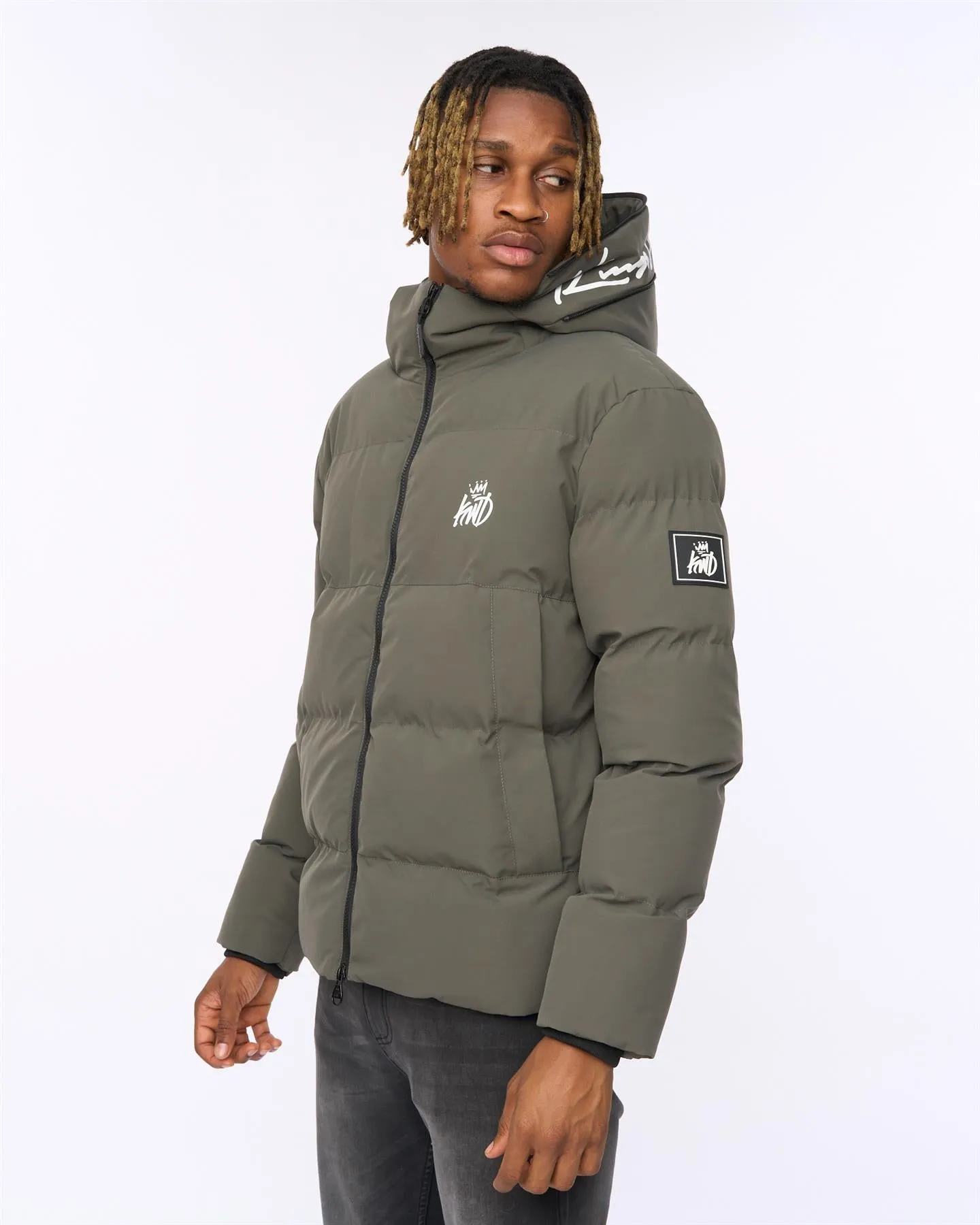 Nahjo Puffer Jacket Olive sold by Kings Will Dream product image thumbnail 2