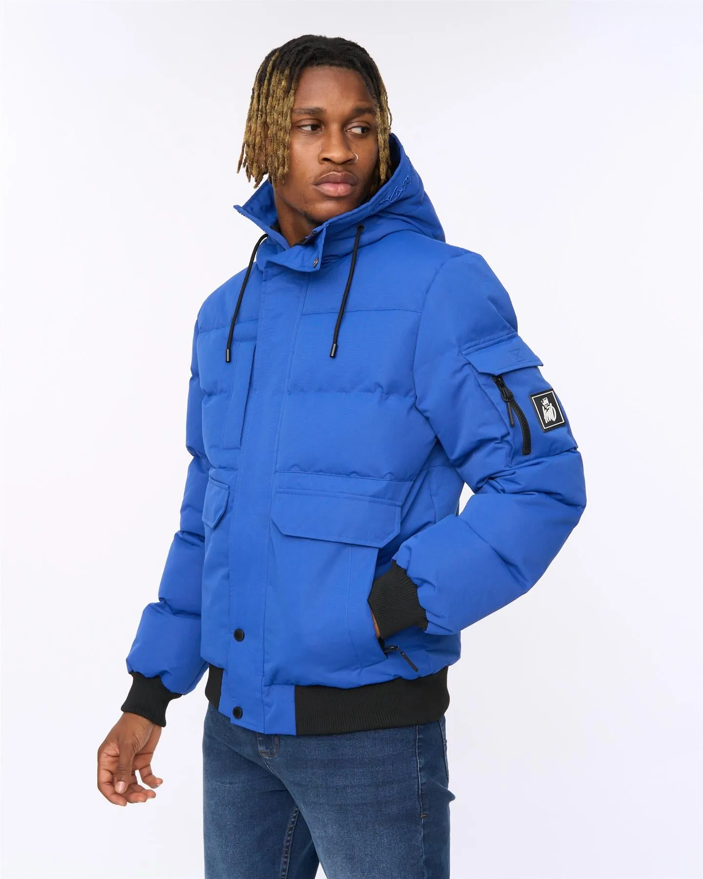 Wakaday Bomber Jacket Blue sold by Kings Will Dream product image thumbnail 2