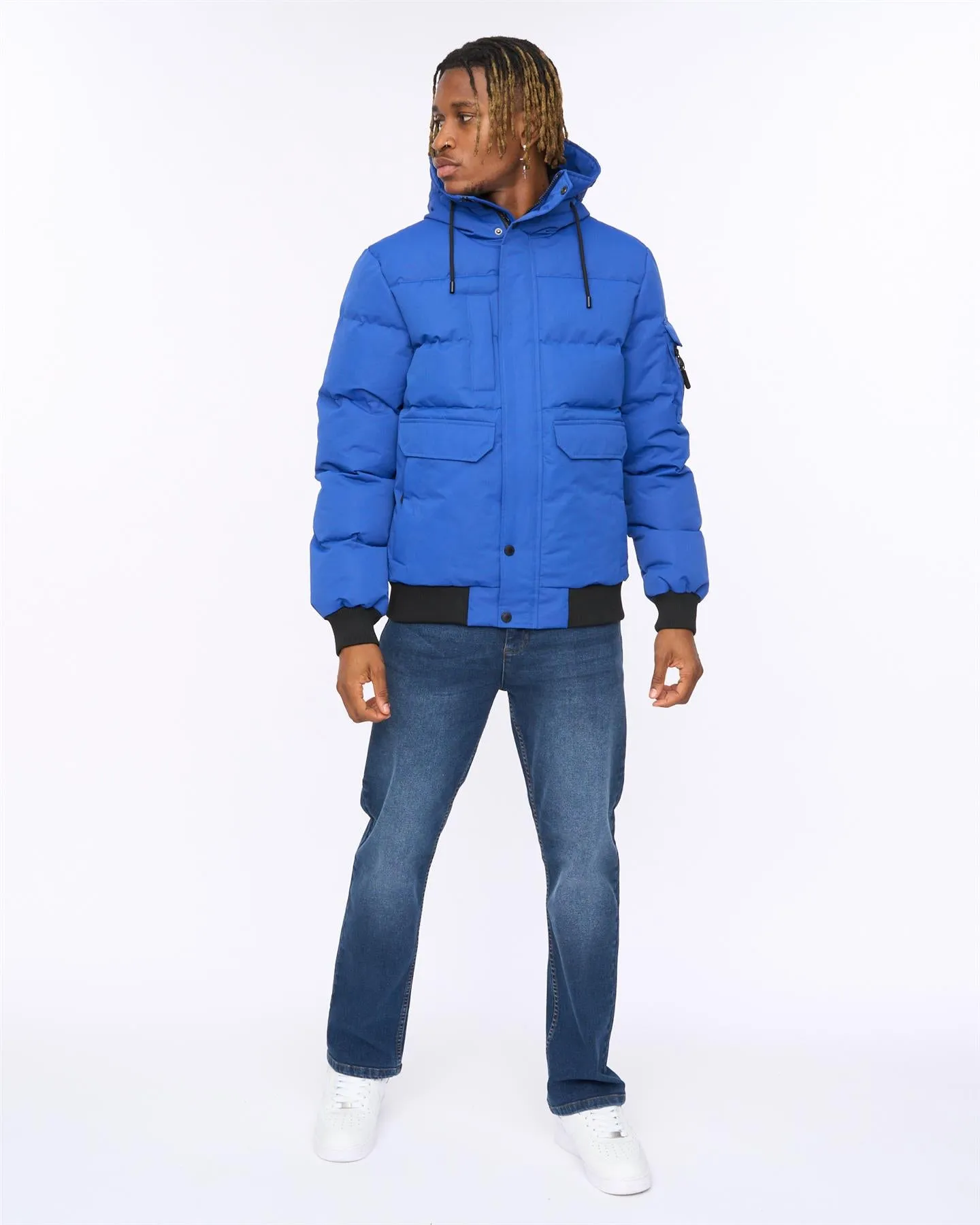 Wakaday Bomber Jacket Blue sold by Kings Will Dream product image thumbnail 3