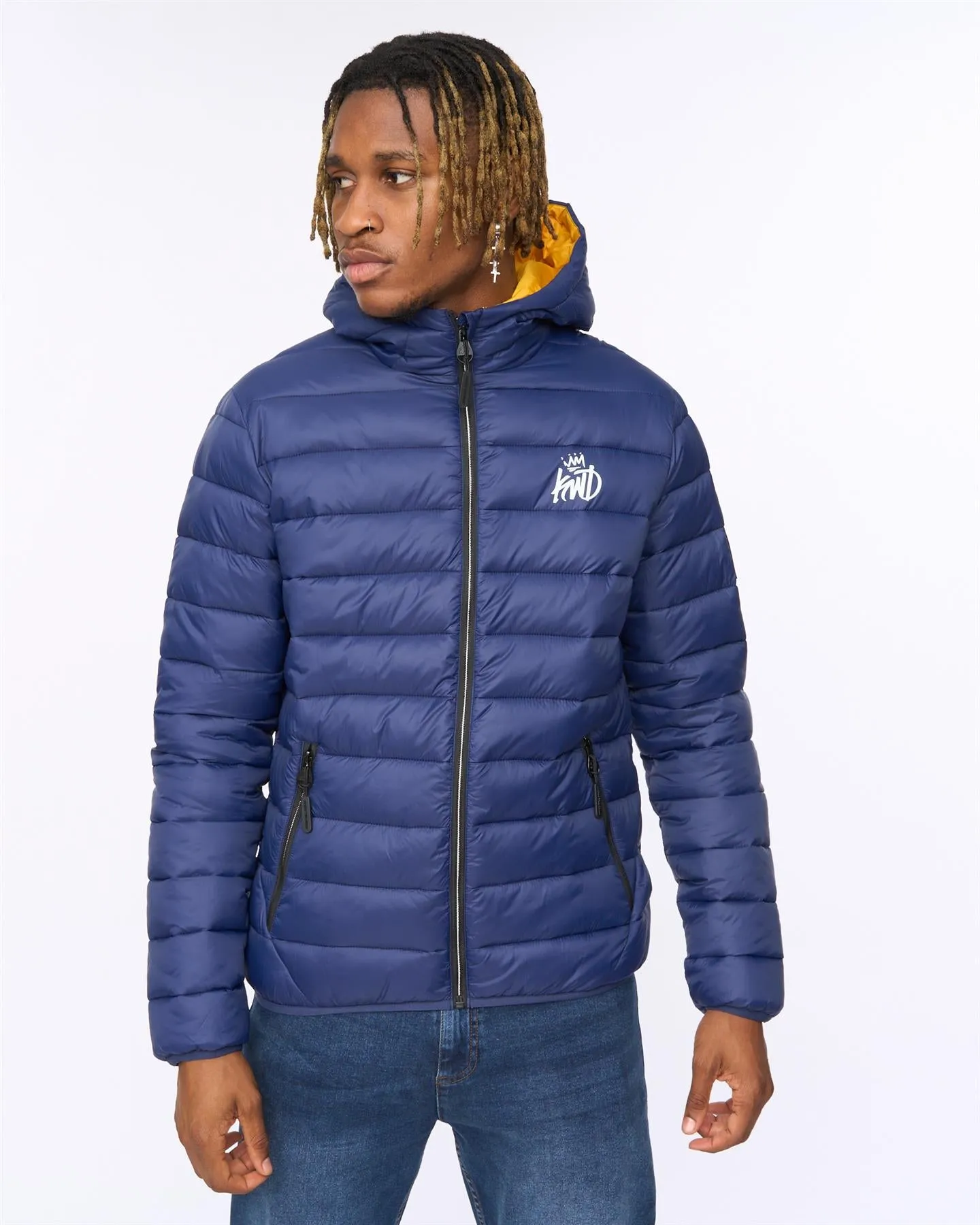 Jackinson Puffer Jacket Navy sold by Kings Will Dream product image thumbnail 2