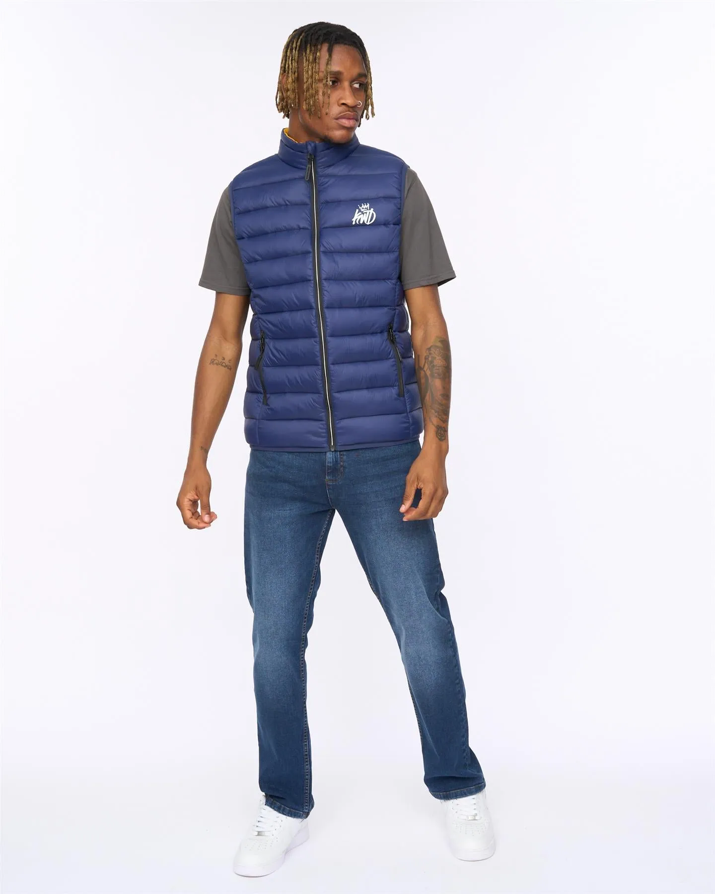 Jackinson Gilet Navy sold by Kings Will Dream product image thumbnail 3