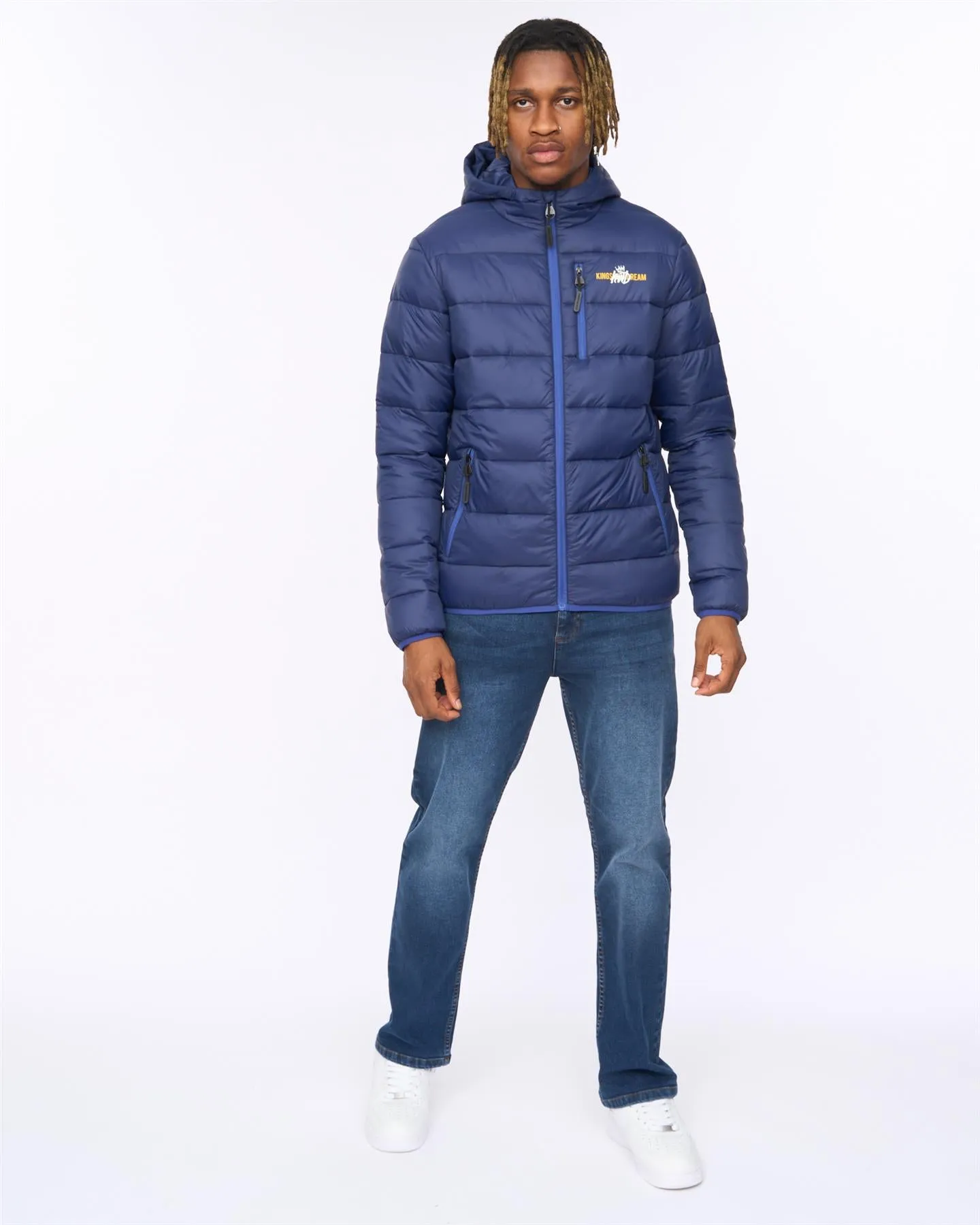 Barcana Puffer Jacket Navy sold by Kings Will Dream product image thumbnail 3