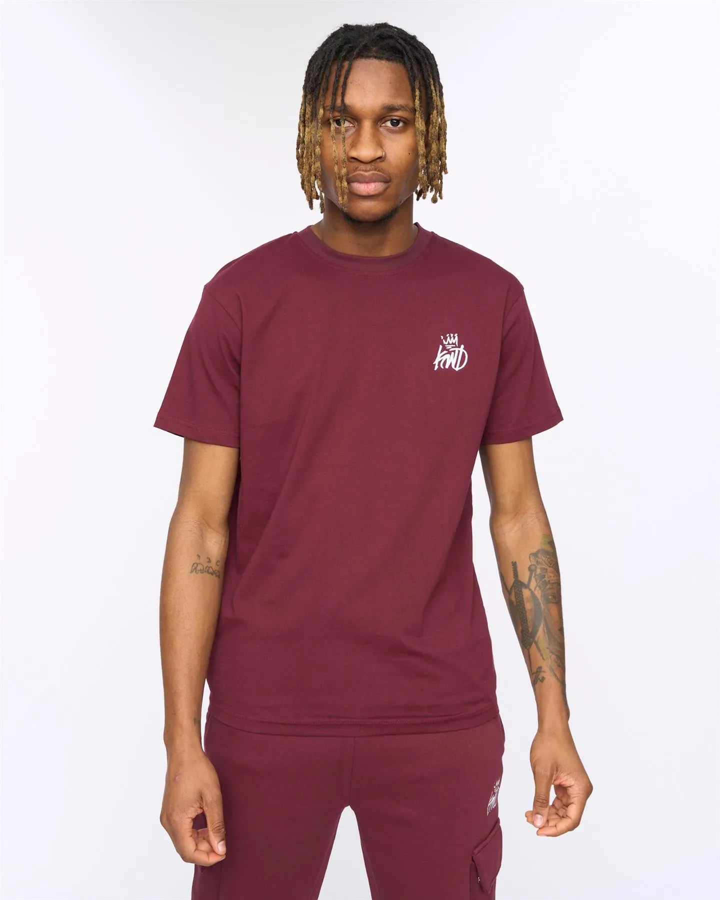 Crosby T-Shirt Burgundy sold by Kings Will Dream product image thumbnail 2