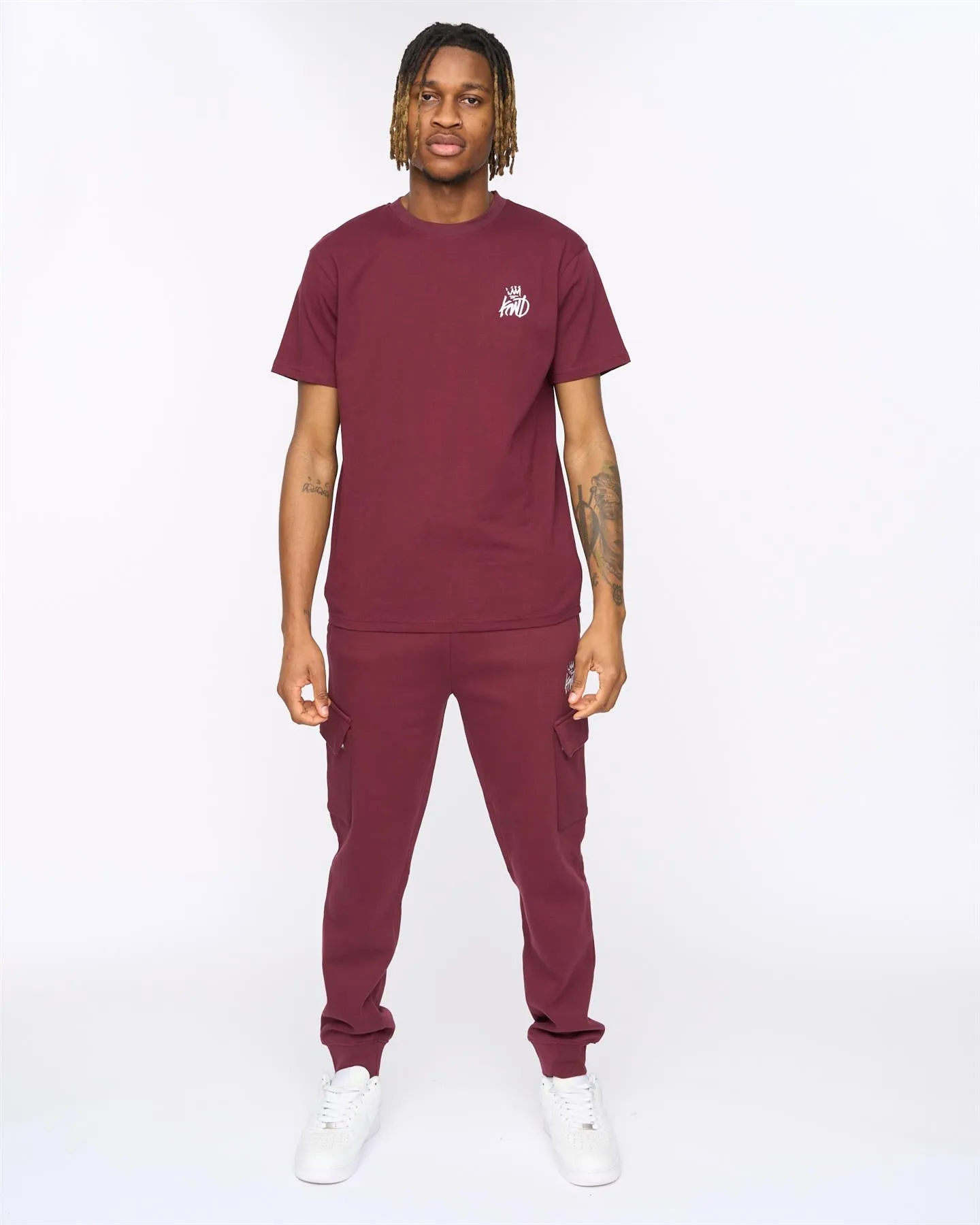 Crosby T-Shirt Burgundy sold by Kings Will Dream product image thumbnail 3