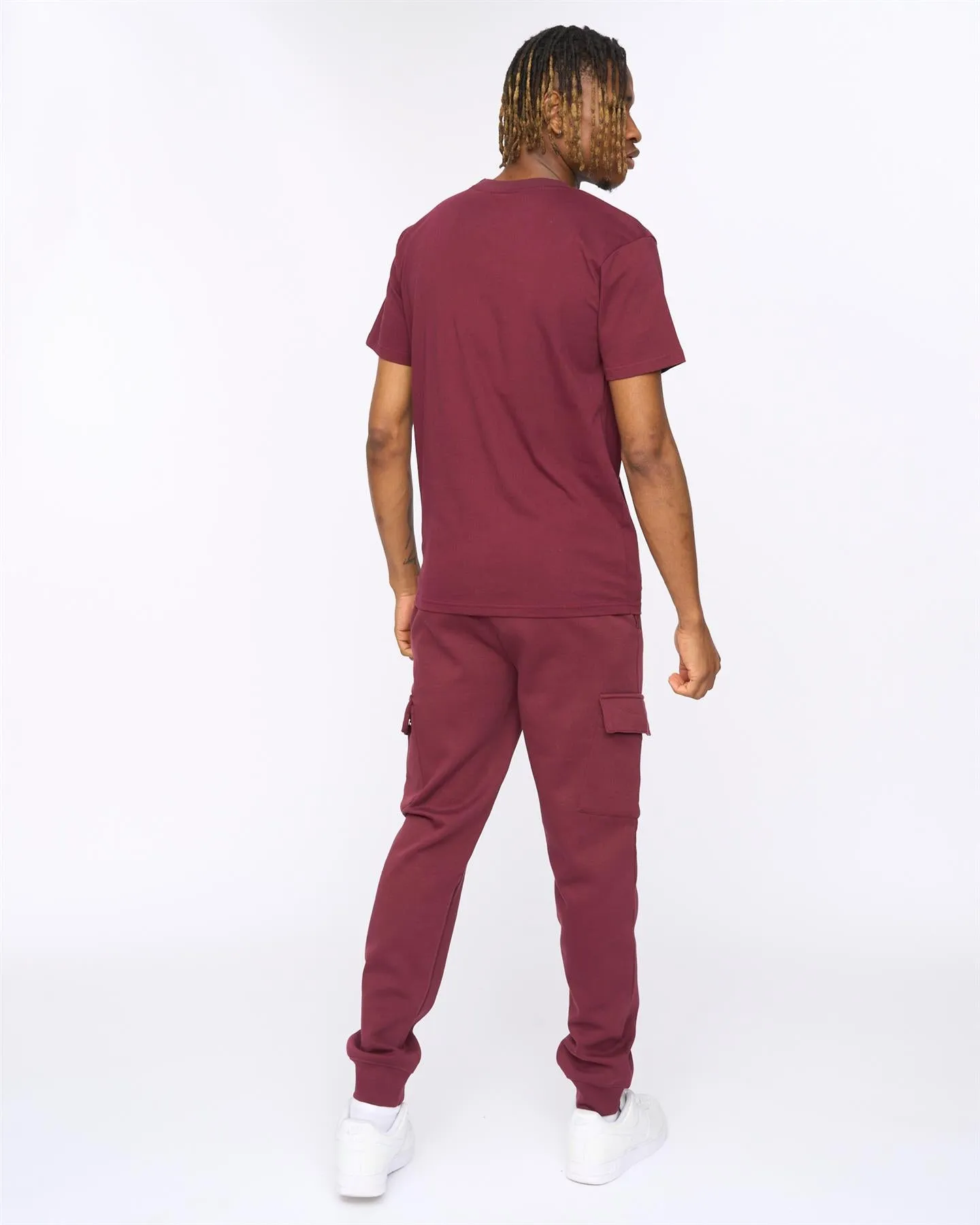 Crosby T-Shirt Burgundy sold by Kings Will Dream product image thumbnail 4