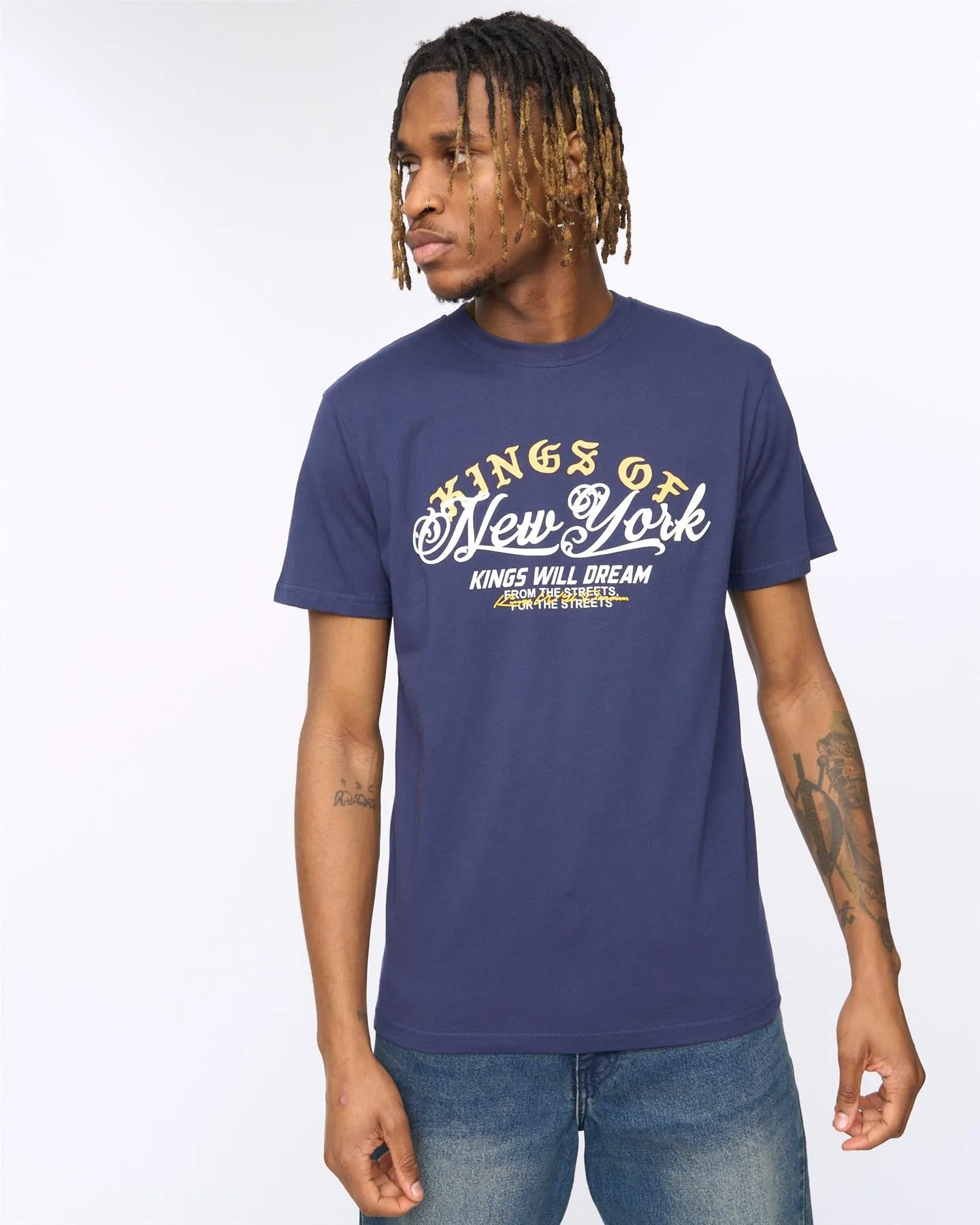 Affiliated T-Shirt Navy sold by Kings Will Dream product image thumbnail 2