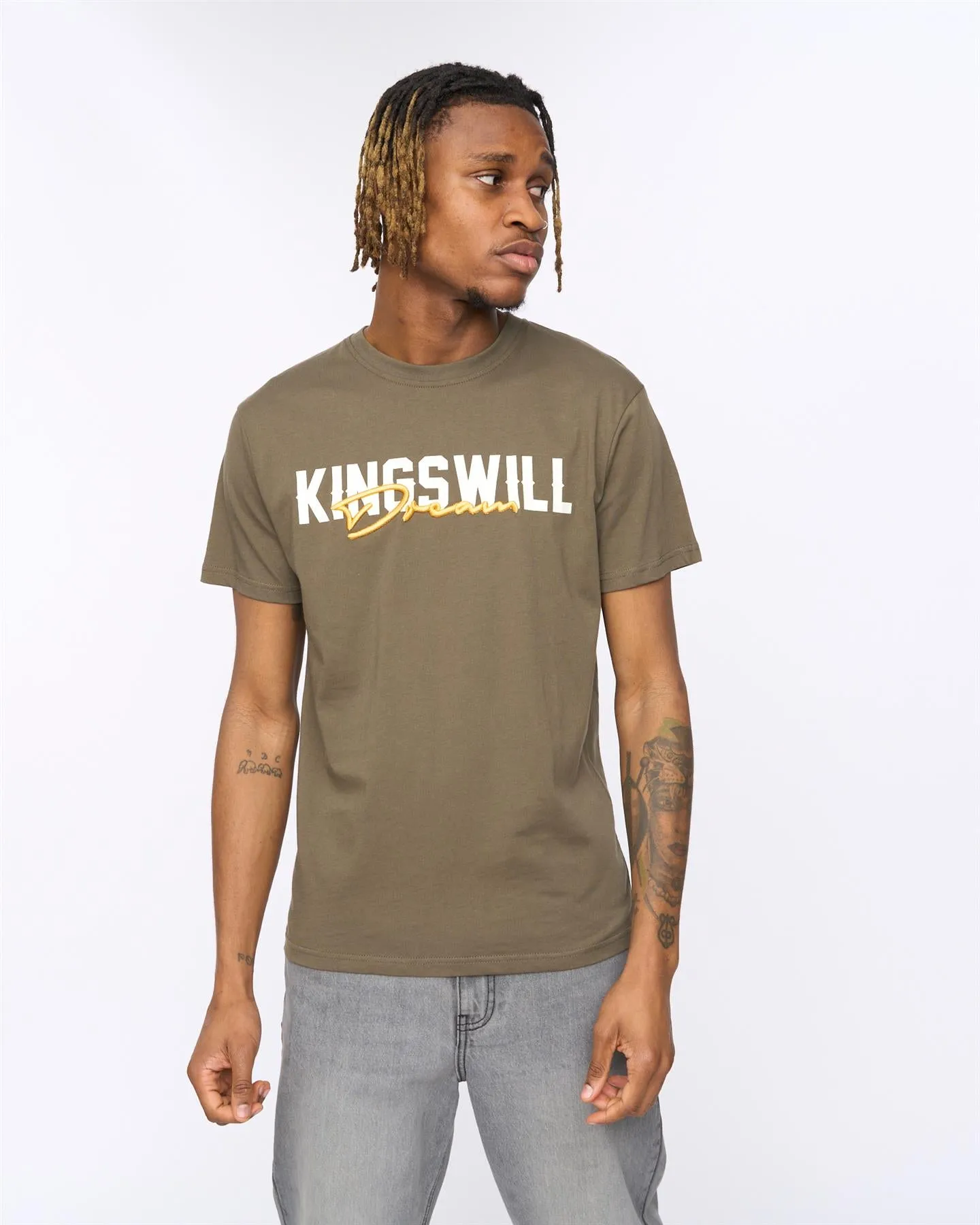 Bilkie T-Shirt Olive sold by Kings Will Dream product image thumbnail 2