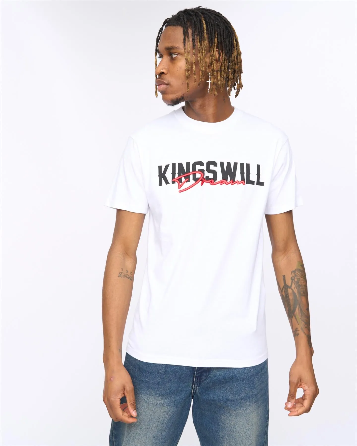 Bilkie T-Shirt White sold by Kings Will Dream product image thumbnail 2