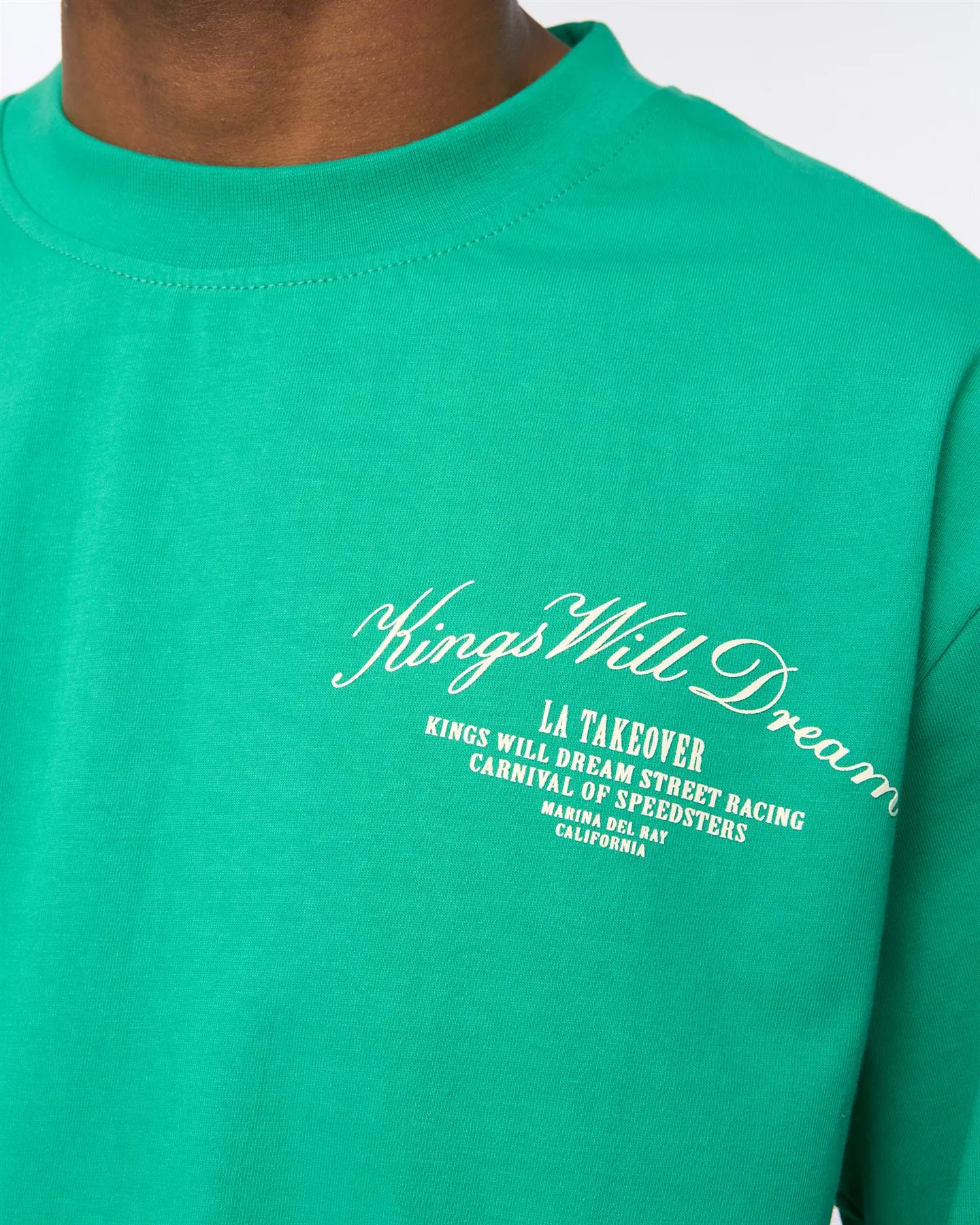 Arch Oversized T-Shirt Green sold by Kings Will Dream product image thumbnail 5