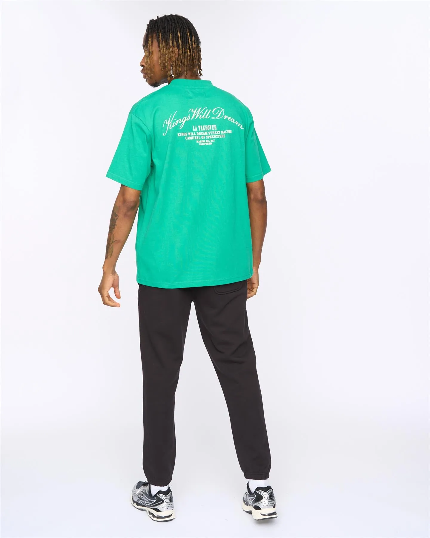 Arch Oversized T-Shirt Green sold by Kings Will Dream product image thumbnail 4