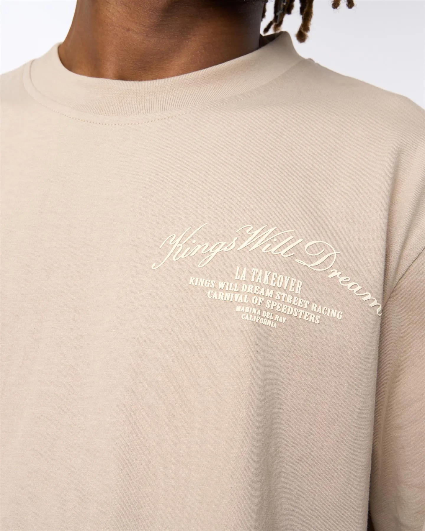 Arch Oversized T-Shirt Stone sold by Kings Will Dream product image thumbnail 5