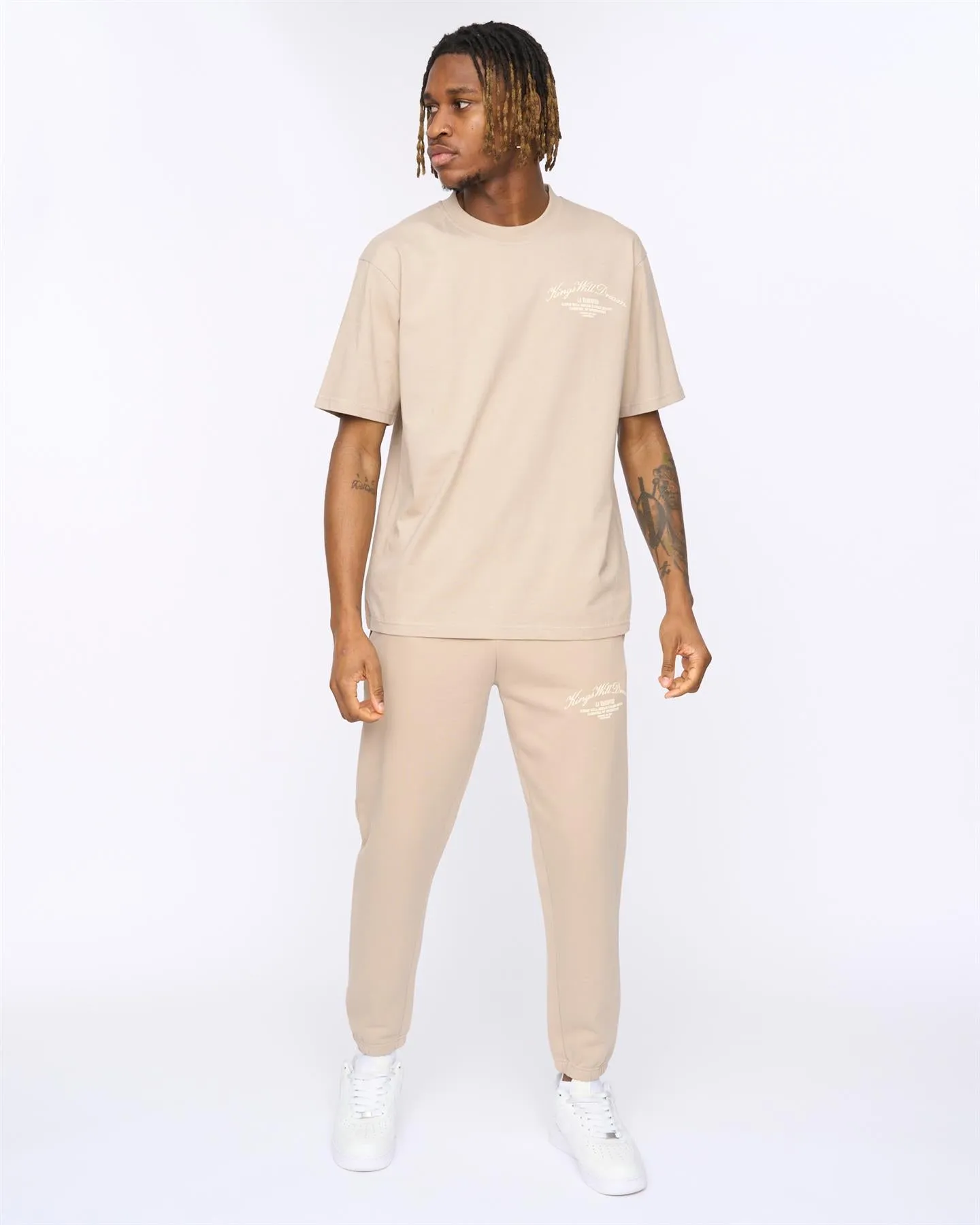 Arch Oversized T-Shirt Stone sold by Kings Will Dream product image thumbnail 3
