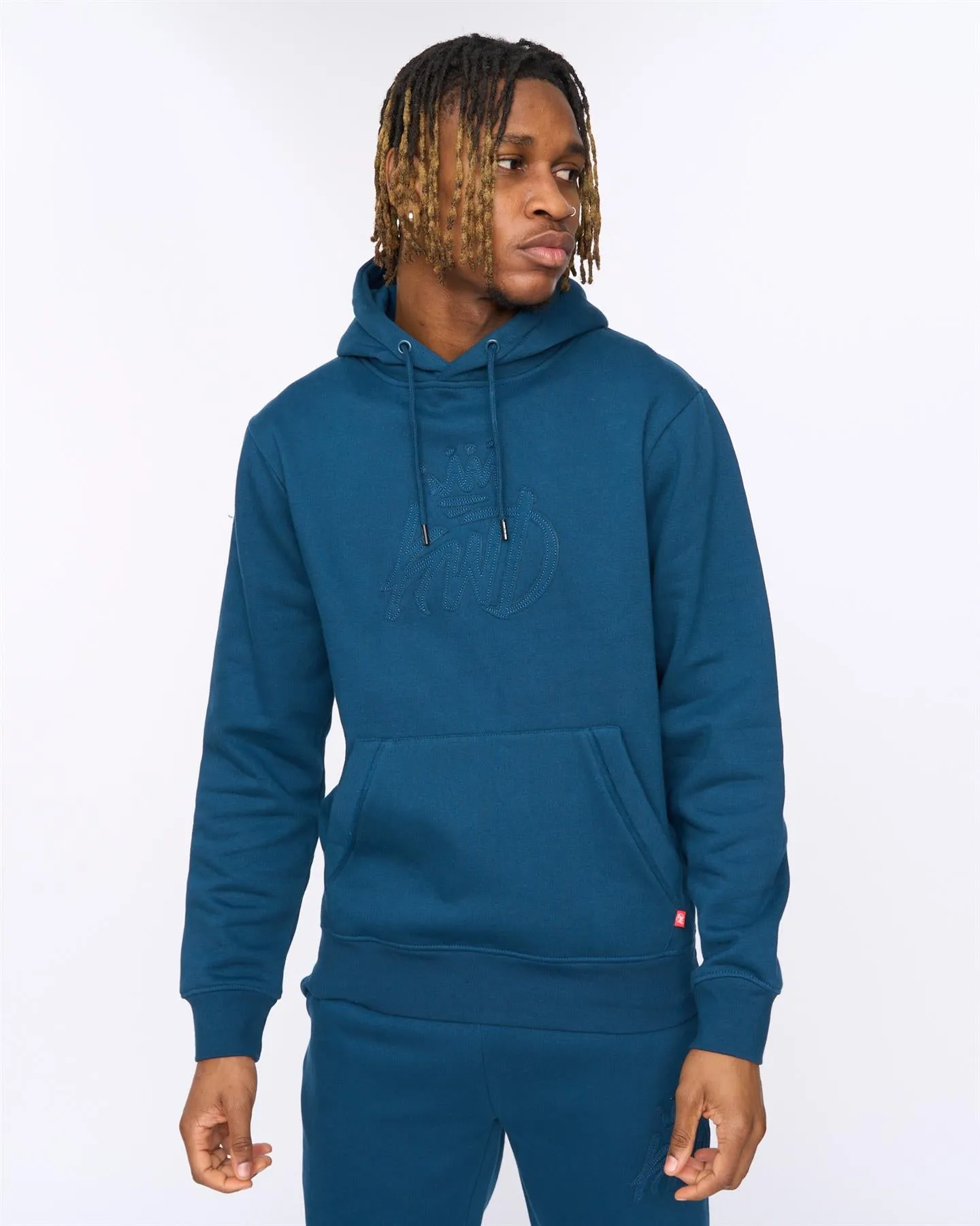 Tonally Hoodie Teal sold by Kings Will Dream product image thumbnail 2