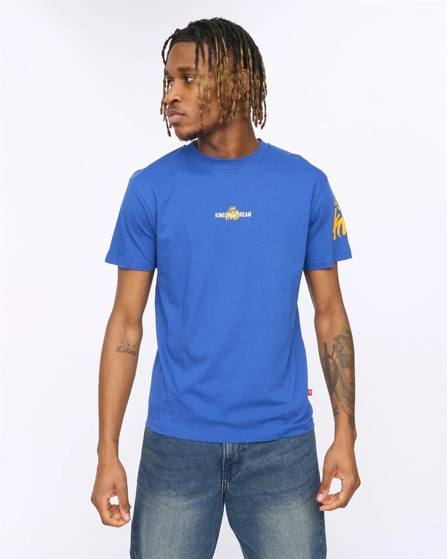 Built T-Shirt Blue sold by Kings Will Dream product image thumbnail 2