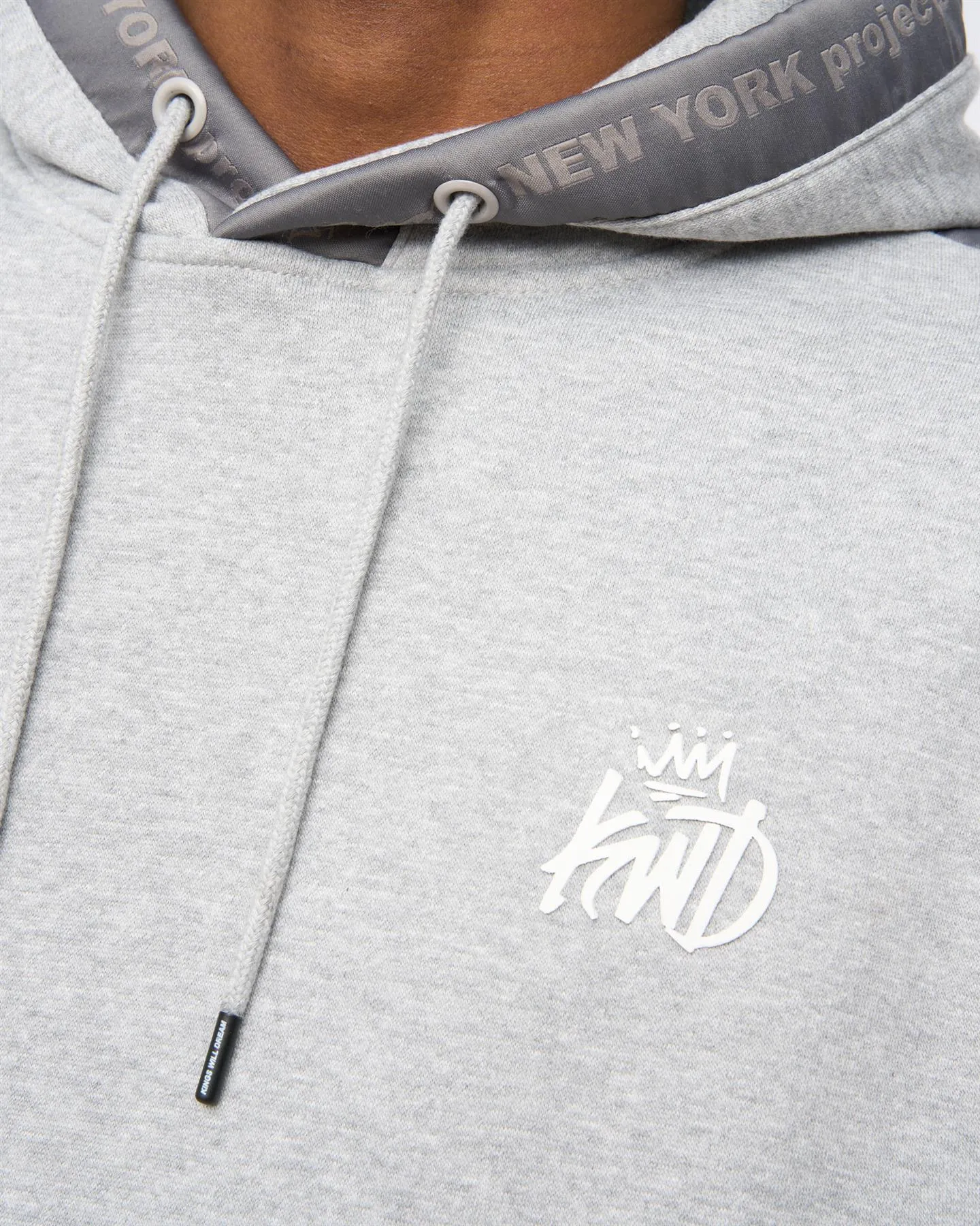 Tapelny Hoodie Grey Marl sold by Kings Will Dream product image thumbnail 5