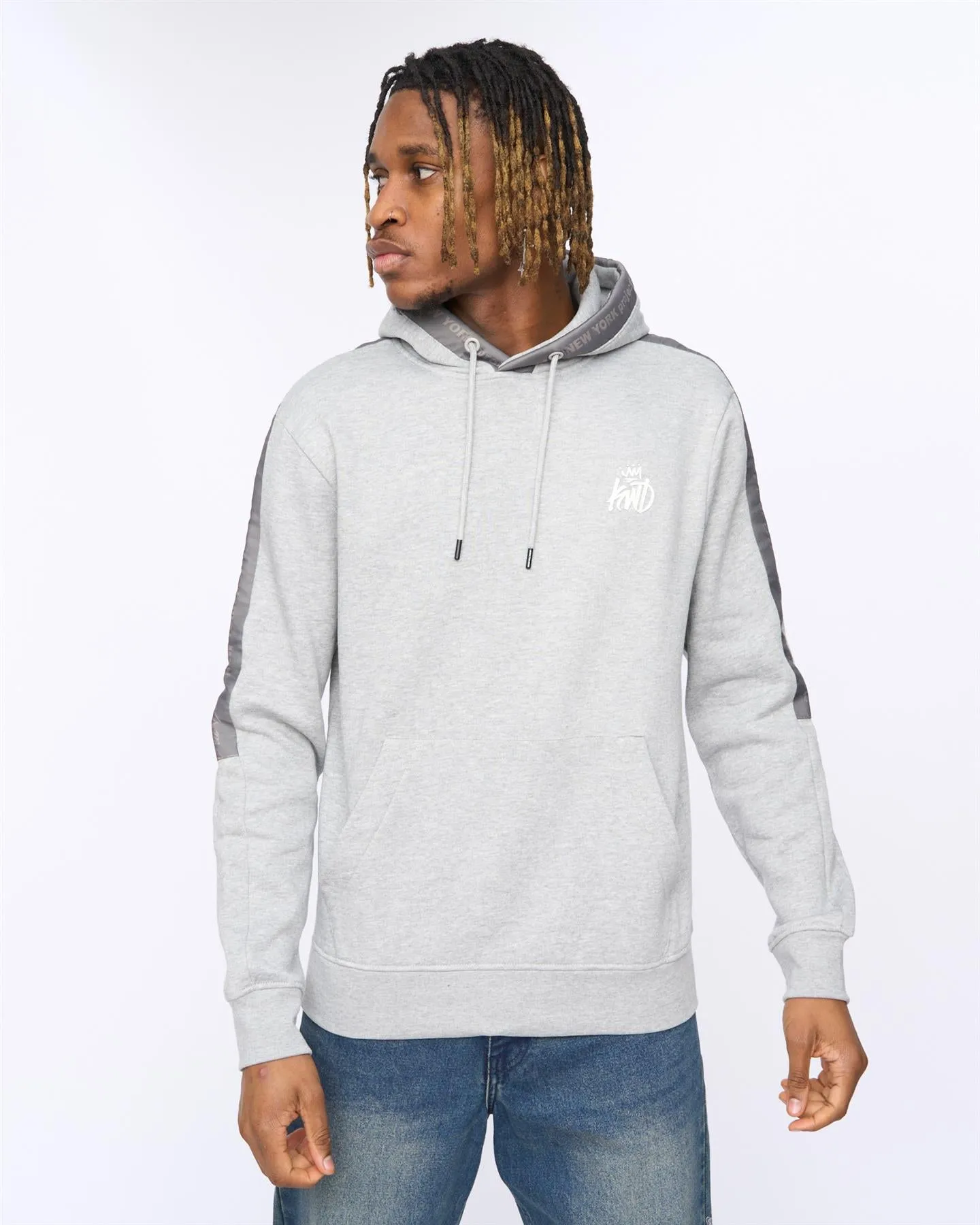 Tapelny Hoodie Grey Marl sold by Kings Will Dream product image thumbnail 2