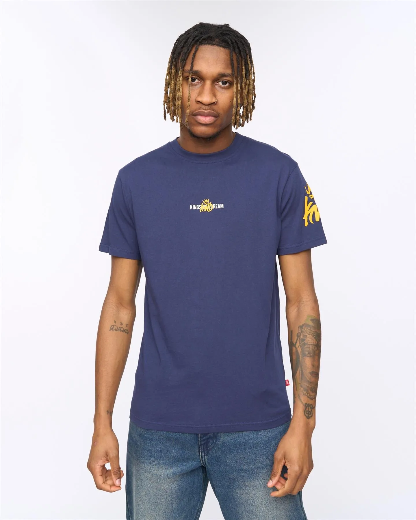 Built T-Shirt Navy sold by Kings Will Dream
