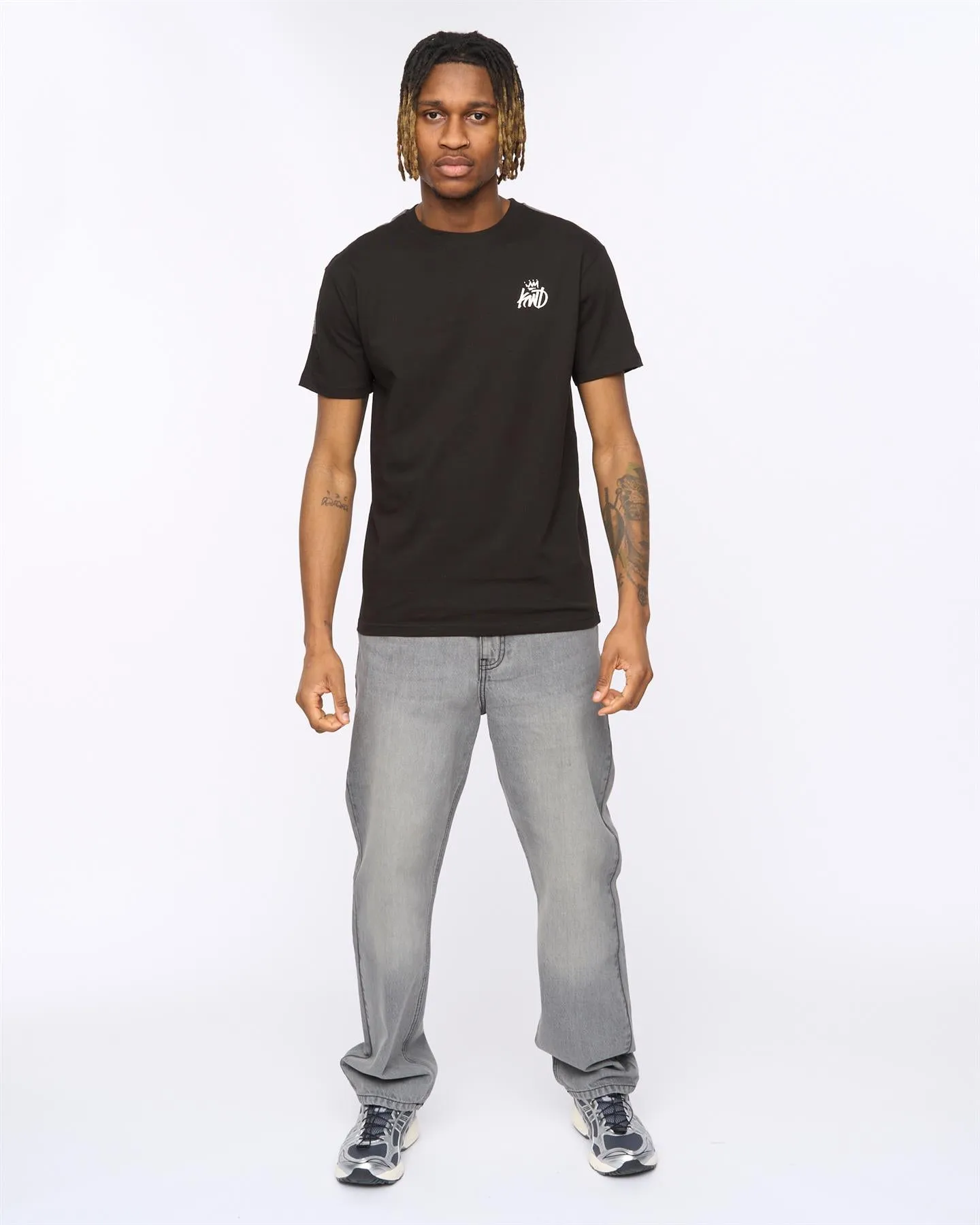 Tapelny T-Shirt Black sold by Kings Will Dream product image thumbnail 3