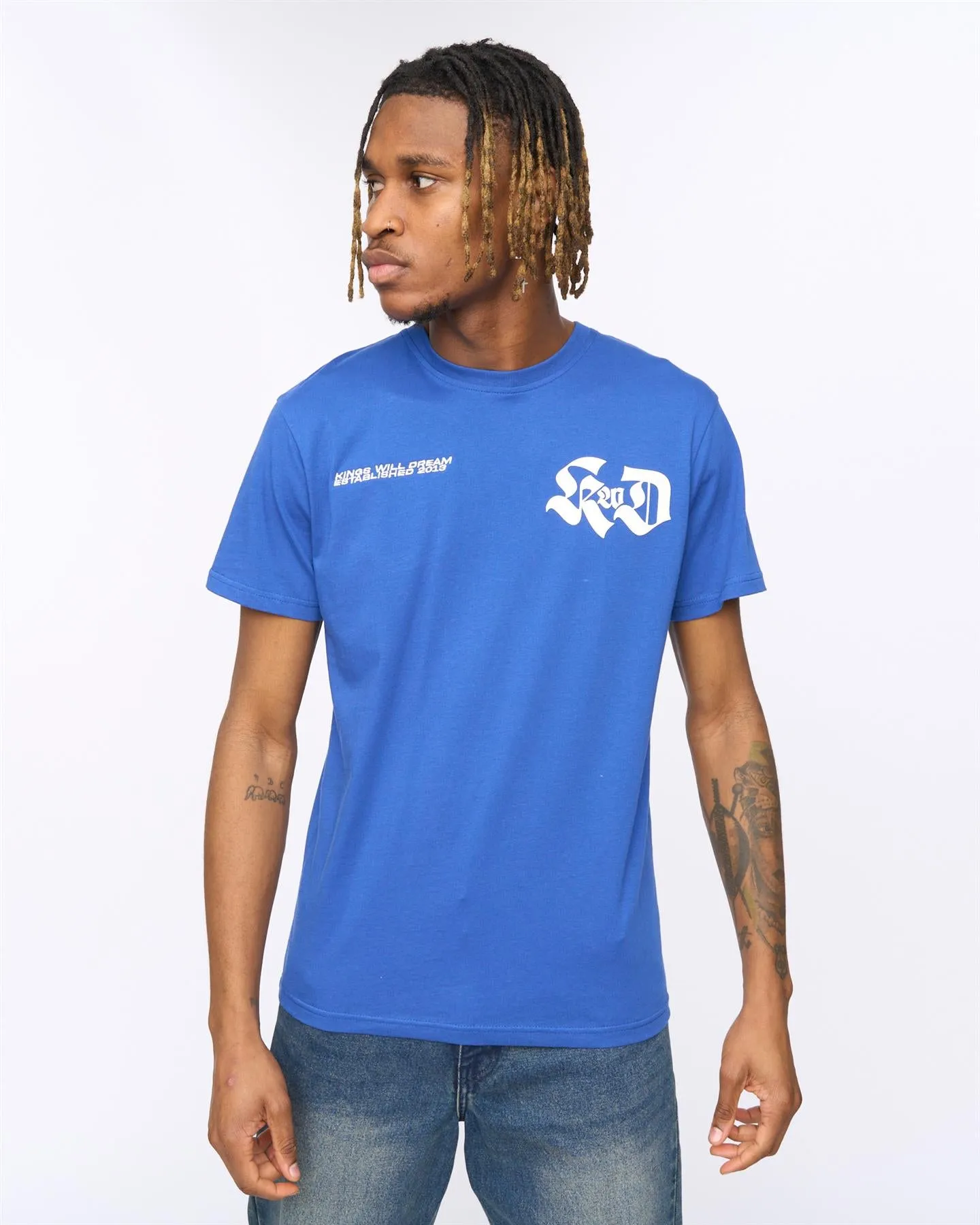 Cartellio T-Shirt Blue sold by Kings Will Dream product image thumbnail 2