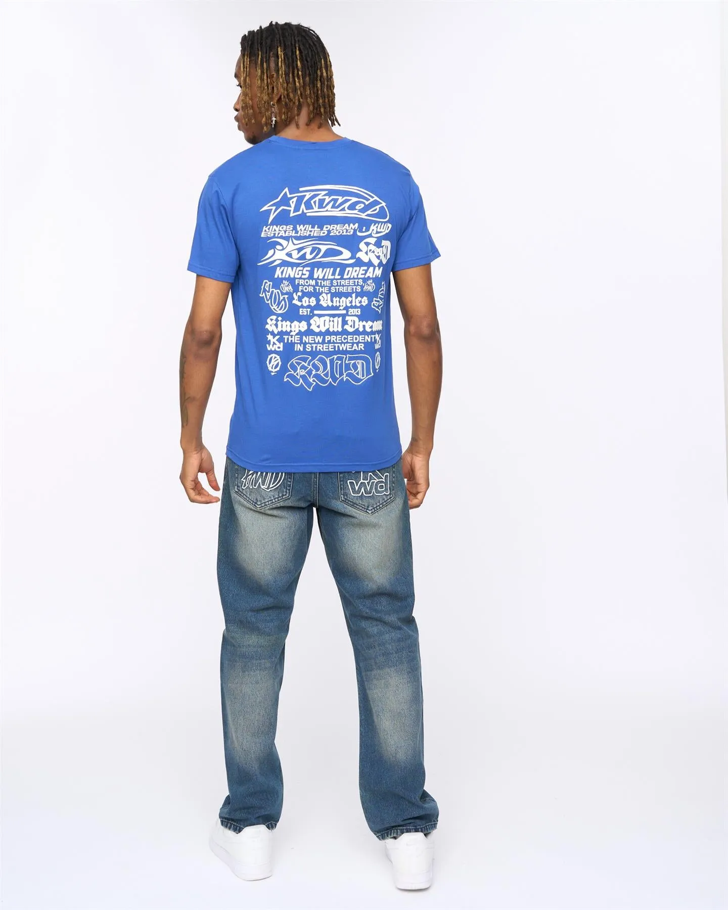 Cartellio T-Shirt Blue sold by Kings Will Dream product image thumbnail 4