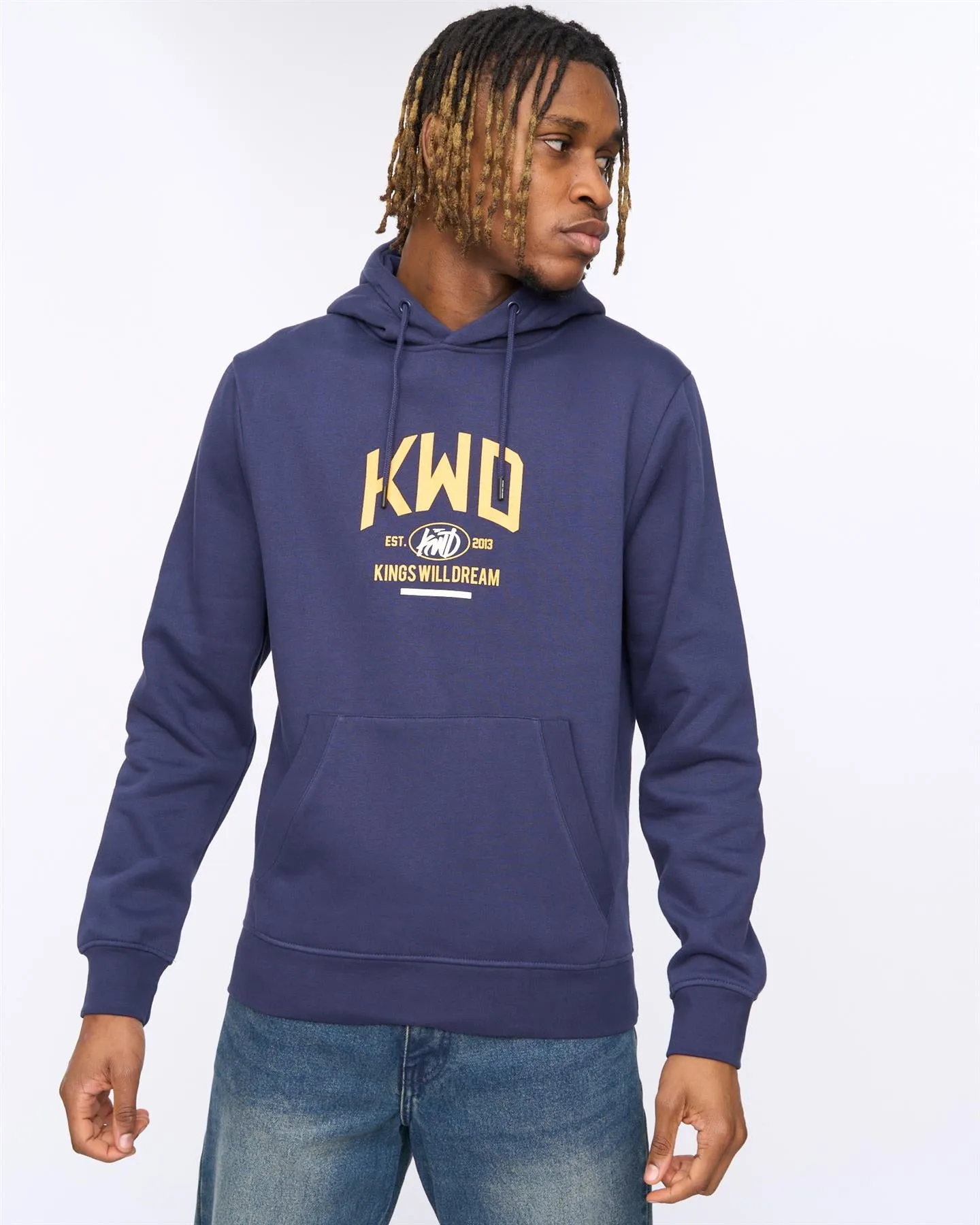 Tattooed Hoodie Navy sold by Kings Will Dream product image thumbnail 2