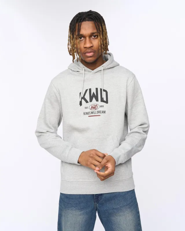 Tattooed Hoodie Grey Marl made by Kings Will Dream