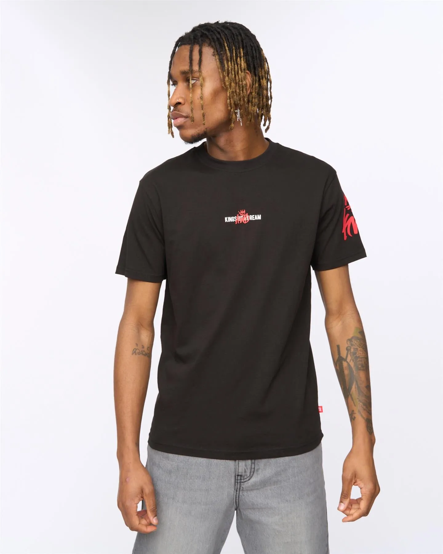 Built T-Shirt Black sold by Kings Will Dream product image thumbnail 2