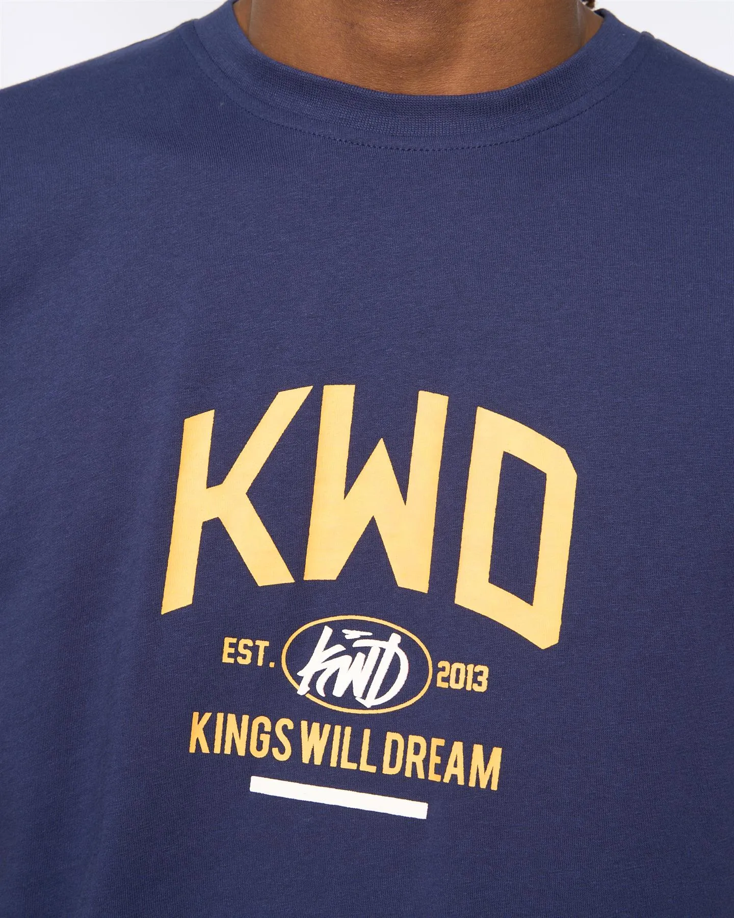 Tattooed T-Shirt Navy sold by Kings Will Dream product image thumbnail 5