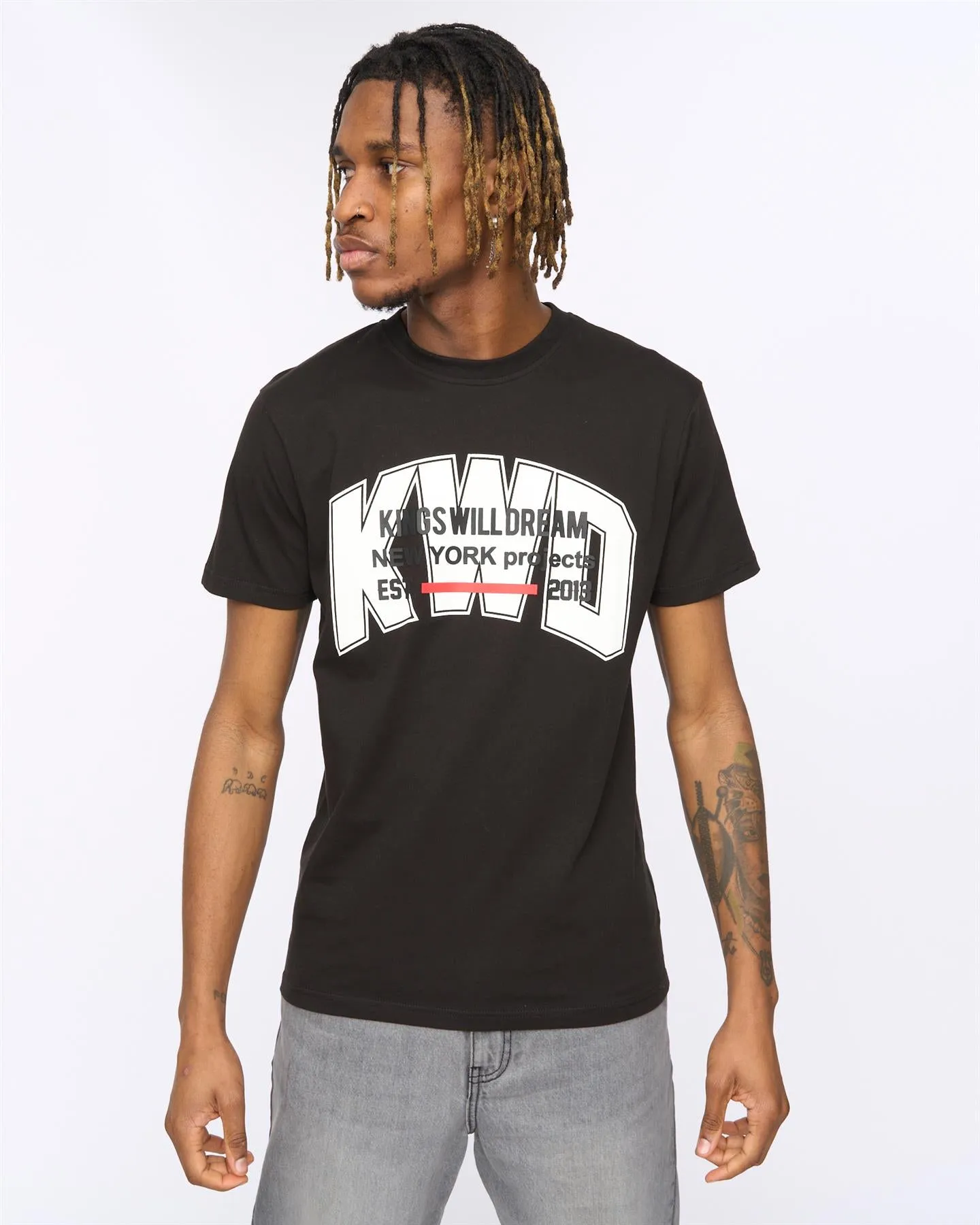 Typeover T-Shirt Black sold by Kings Will Dream