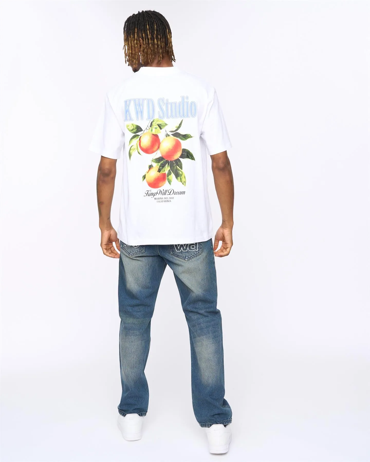 Citrus Oversized T-Shirt White sold by Kings Will Dream product image thumbnail 4